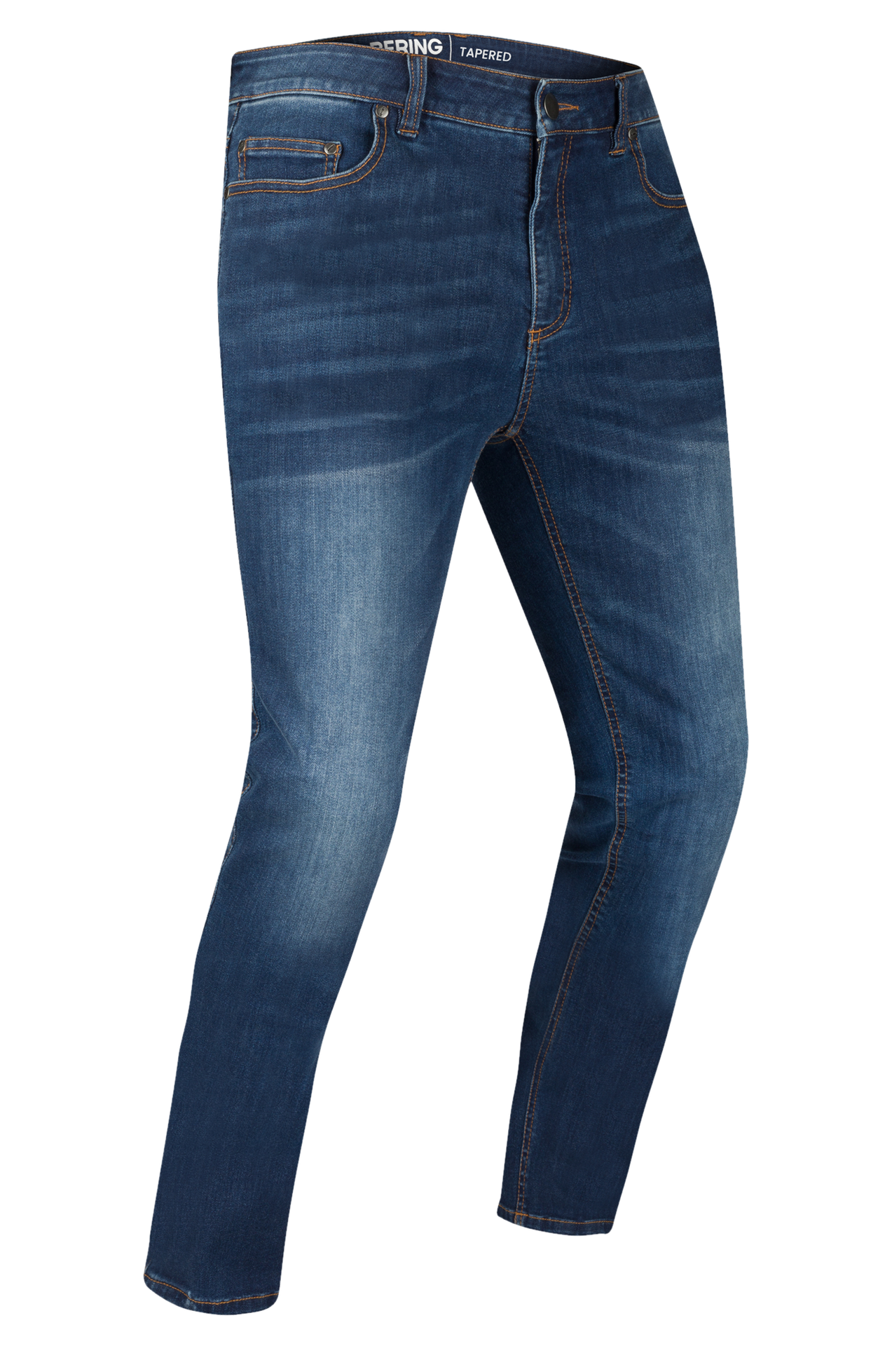 Spodnie Motocyklowe Bering Trust Tapered Niebieski Efekt Sprania3XL