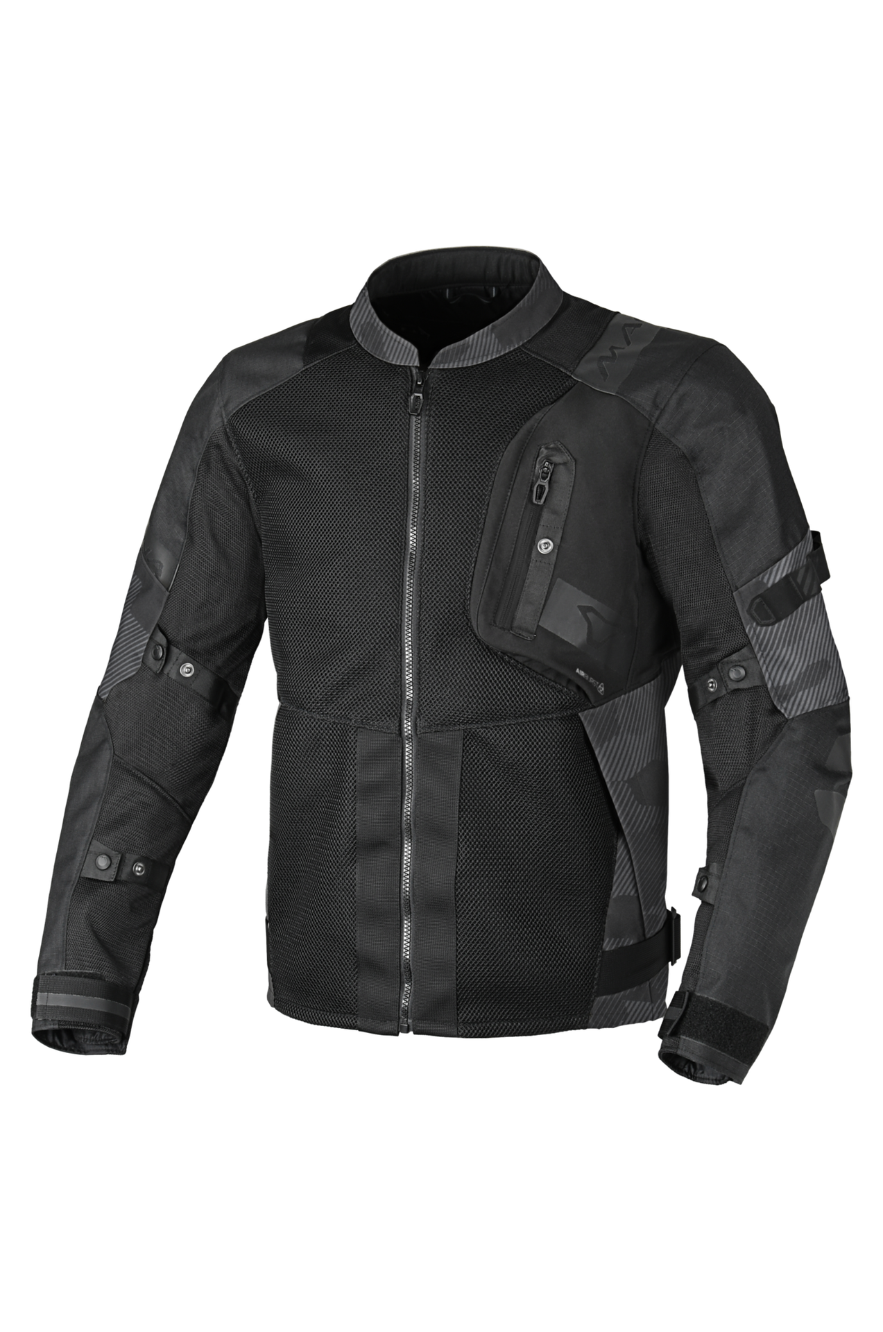 Kurtka Motocyklowa Macna Raddic Czarny/SzaryS