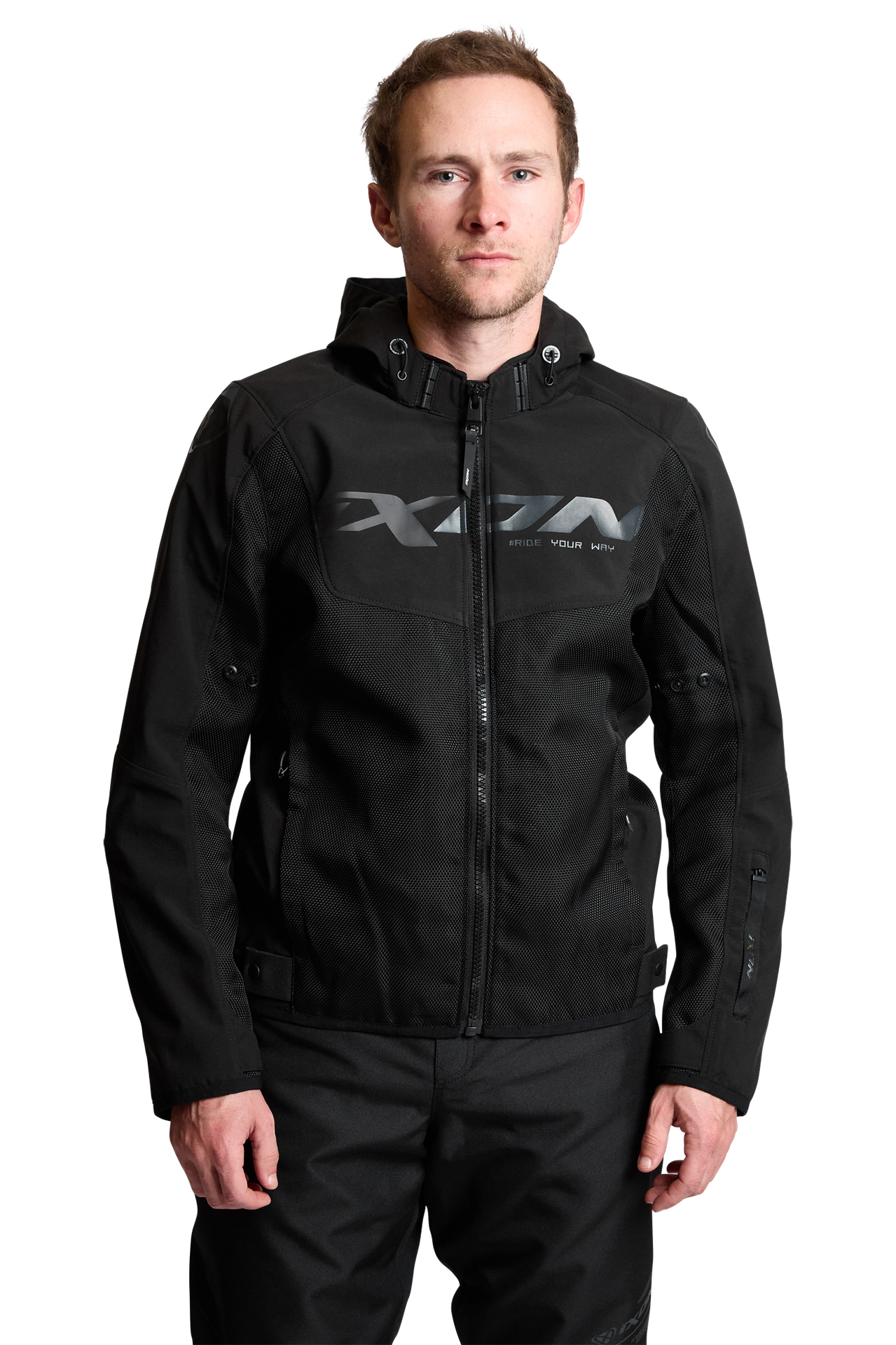 Kurtka Motocyklowa Ixon Fierce Czarny4XL