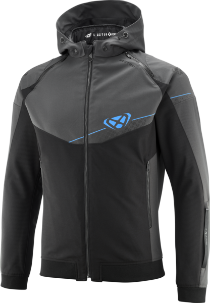 Kurtka Motocyklowa Ixon Section Czarny/Antracyt/Niebieski3XL