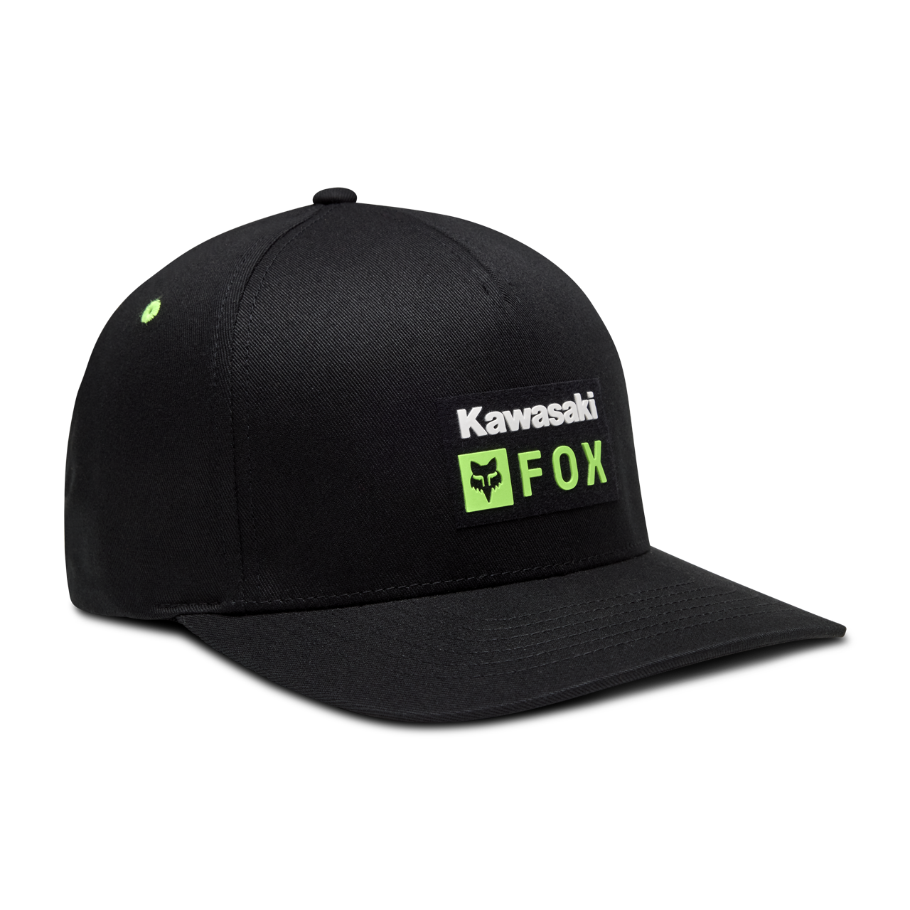 Czapka z Daszkiem FOX Kawasaki Flexfit CzarnyL/XL
