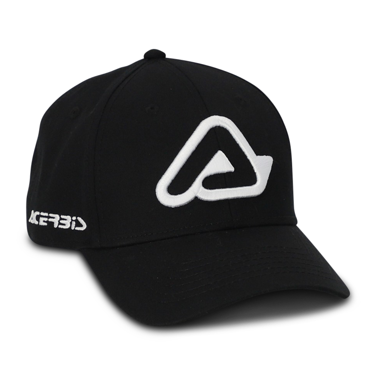 Czapka z Daszkiem Acerbis Logo Złamany Biały/CzarnyOnesize