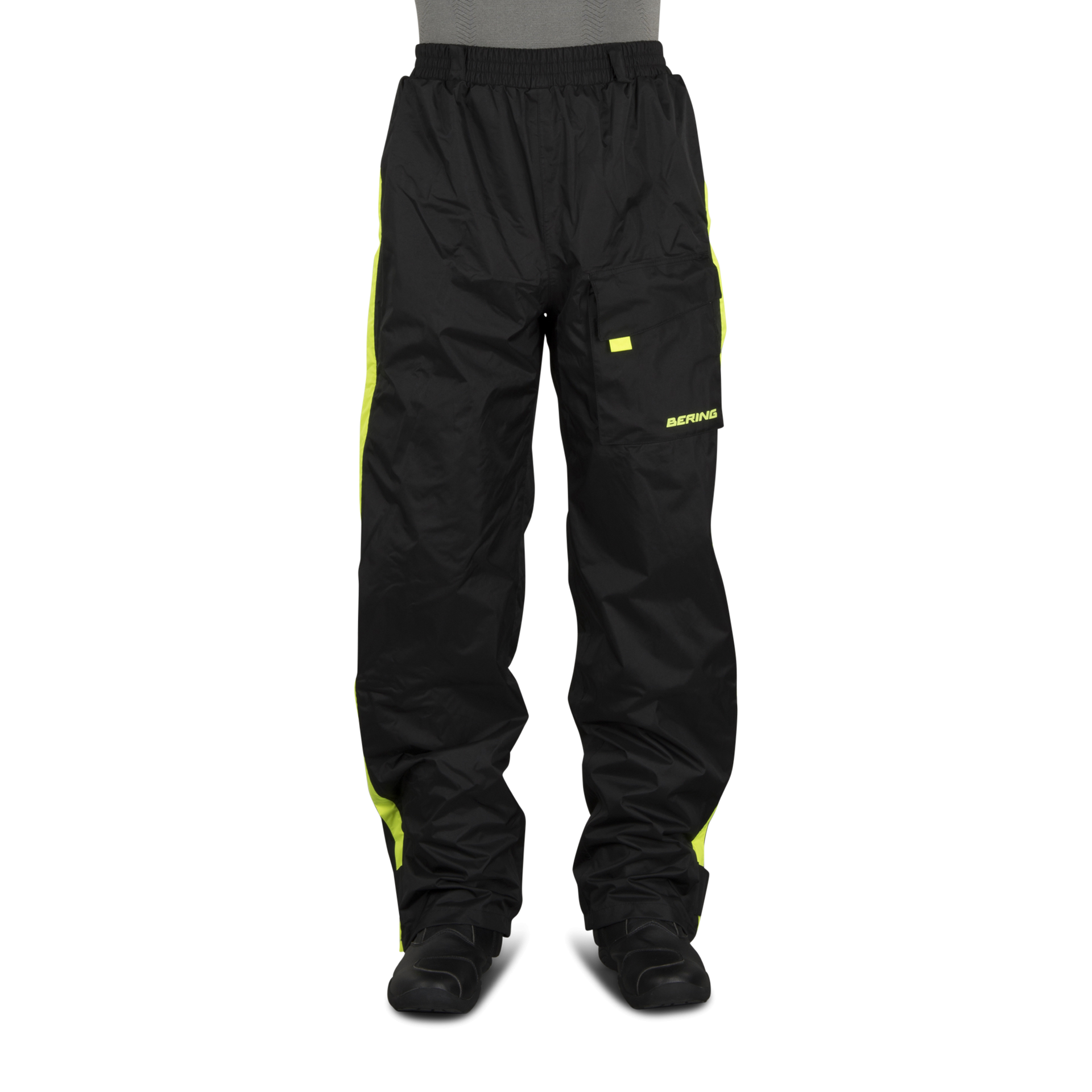 Spodnie przeciwdeszczowe Bering Chicago Czarny/FluorescencyjnyL