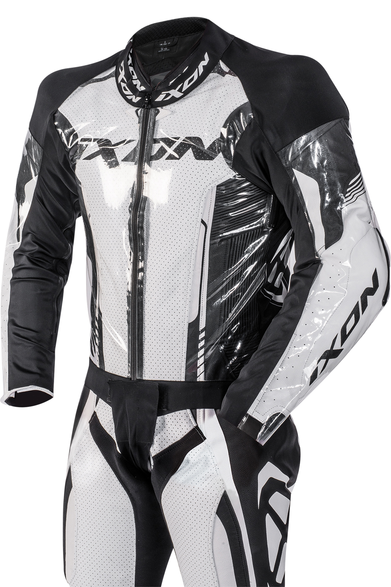 Kurtka Przeciwdeszczowa Ixon Stream Szary/CzarnyXXL