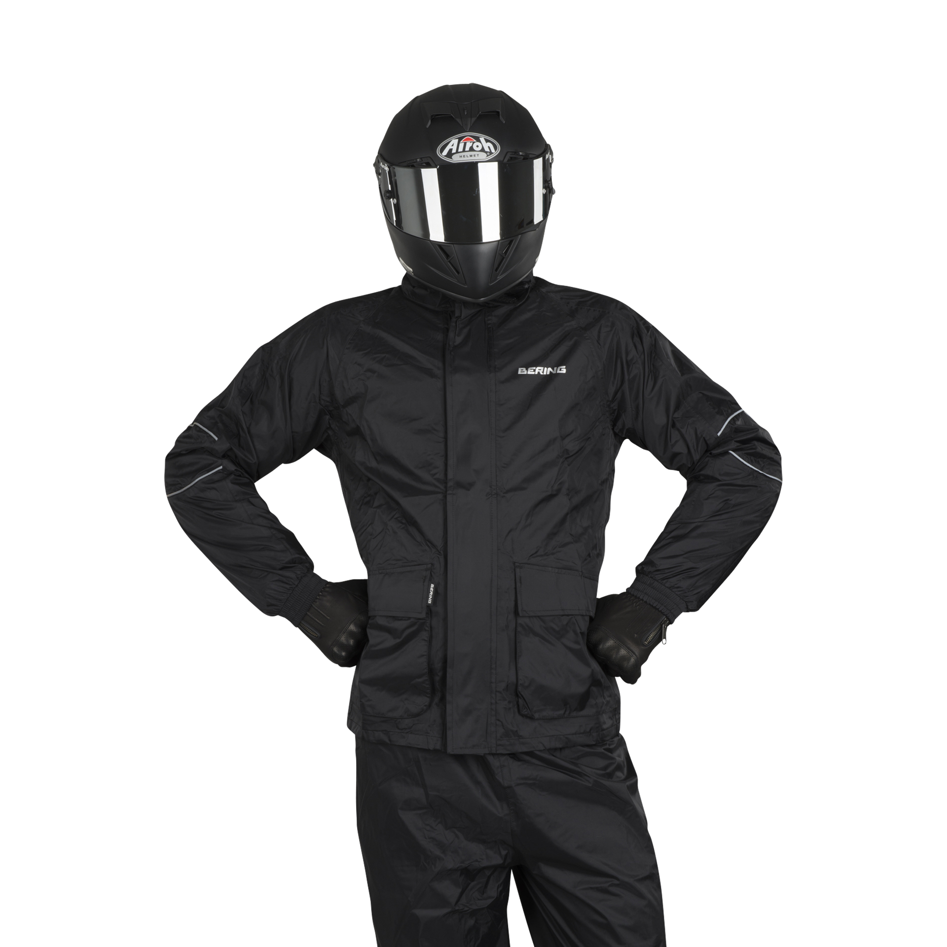 Kurtka przeciwdeszczowa Bering Maniwata Czarny4XL