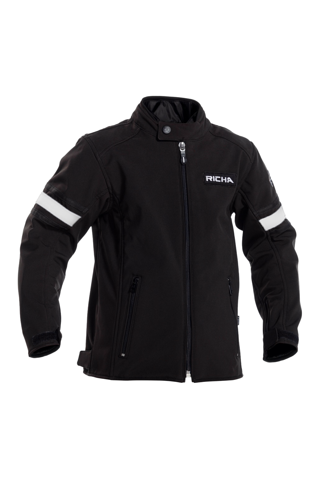 Kurtka Motocyklowa Richa Toulon 2 Softshell Dziecięca Czarny/SzaryM