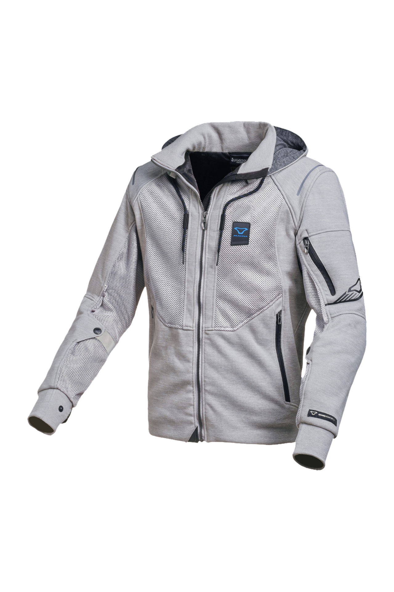 Kurtka Motocyklowa Macna Breeze JasnoszaryS