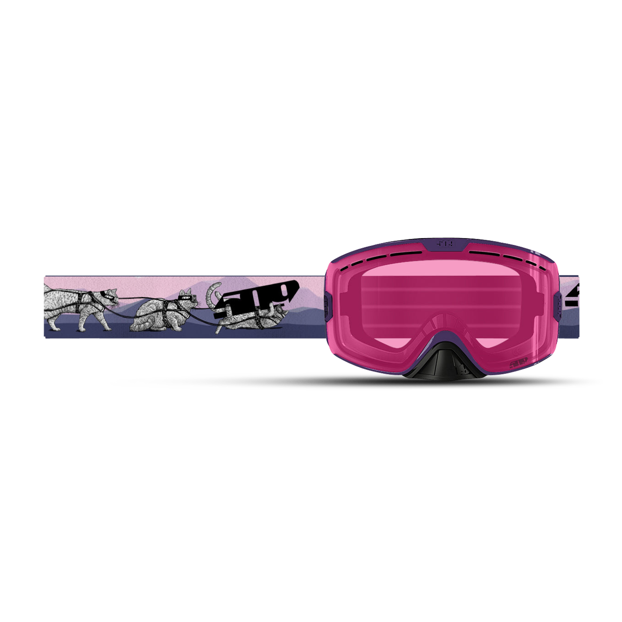 Gogle na Skuter Śnieżny 509 Kingpin Fiber I-Kitty-Trzpień Mimośrodowy