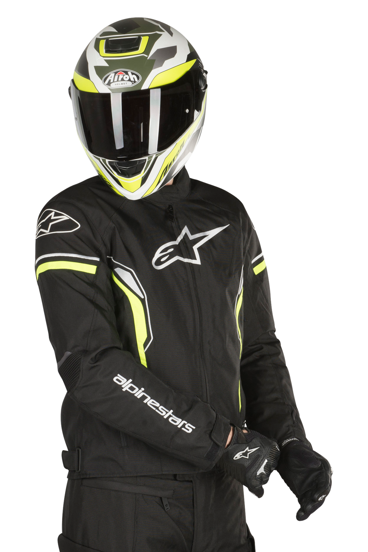 Kurtka Alpinestars T-SP-1 Wodoodporna Czarny/Żółty FluorescencyjnyXXL