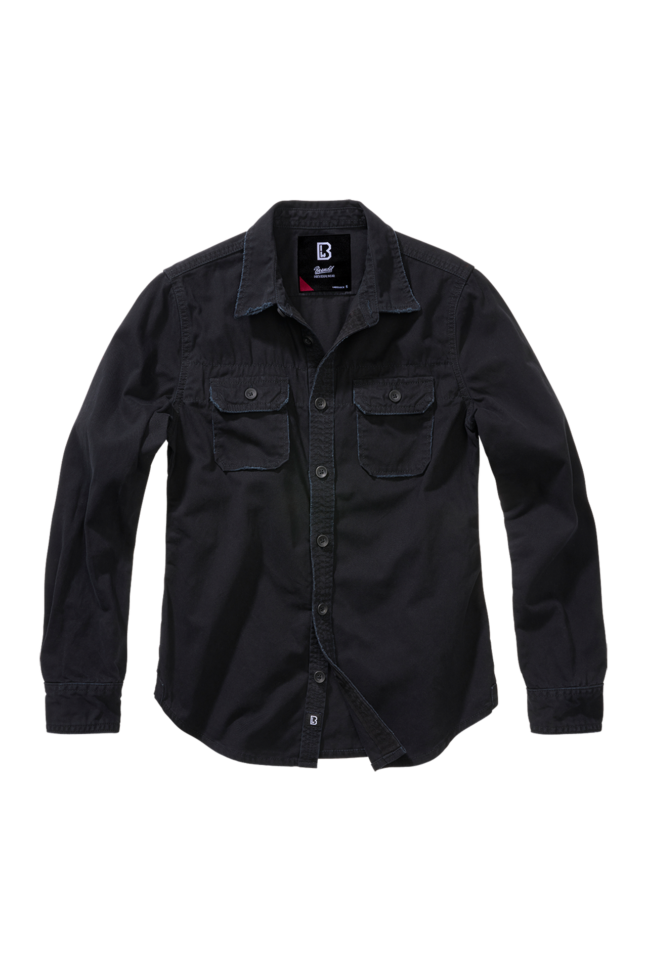 Koszula Damska Brandit Vintage Długi Rękaw CzarnyL