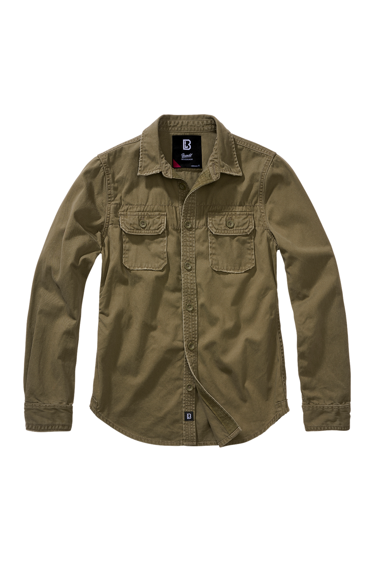 Koszula Damska Brandit Vintage Długi Rękaw OliwkowyXL