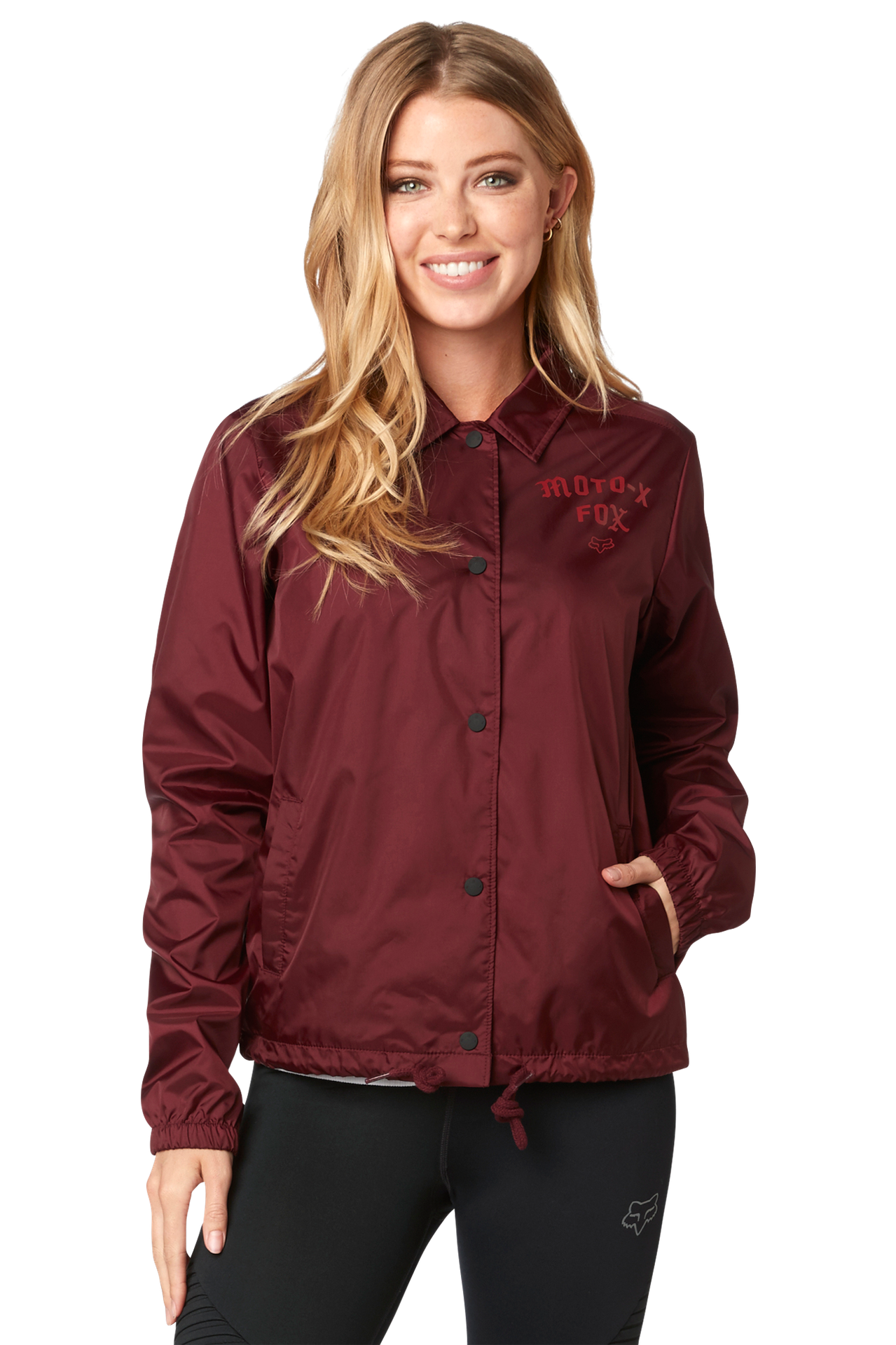 Kurtka FOX Pit Stop Coaches Damska CzerwonyXS