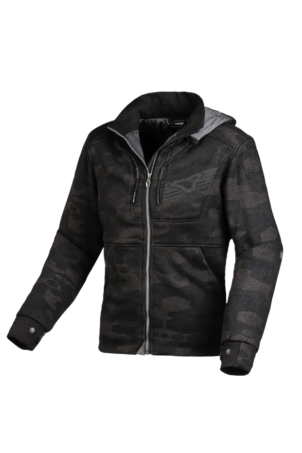 Kurtka Motocyklowa Macna District Damska Nadruk Szary nadrukL