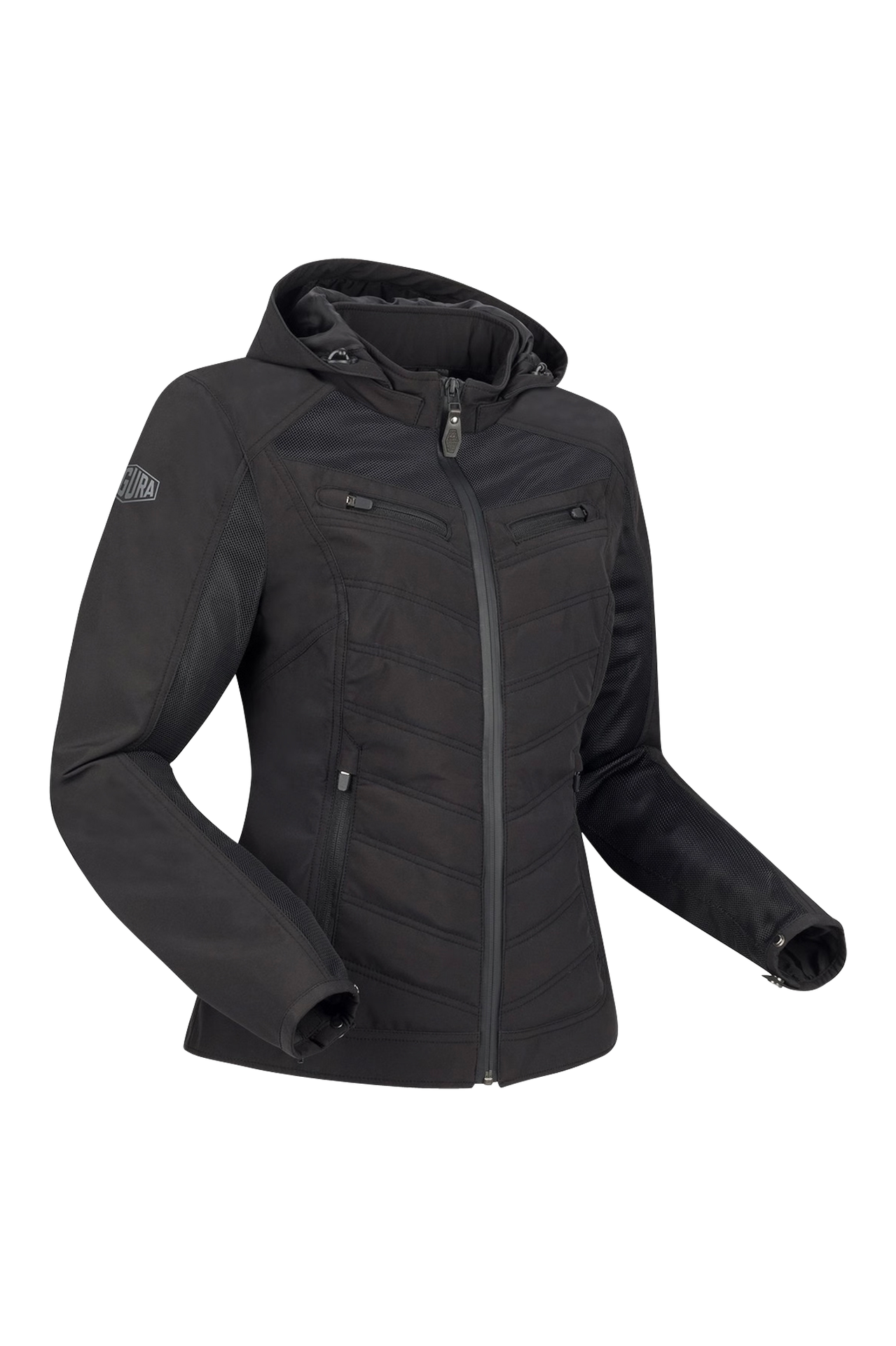 Kurtka MC Segura Natcho Vented Damskie Czarny/Szary3XL