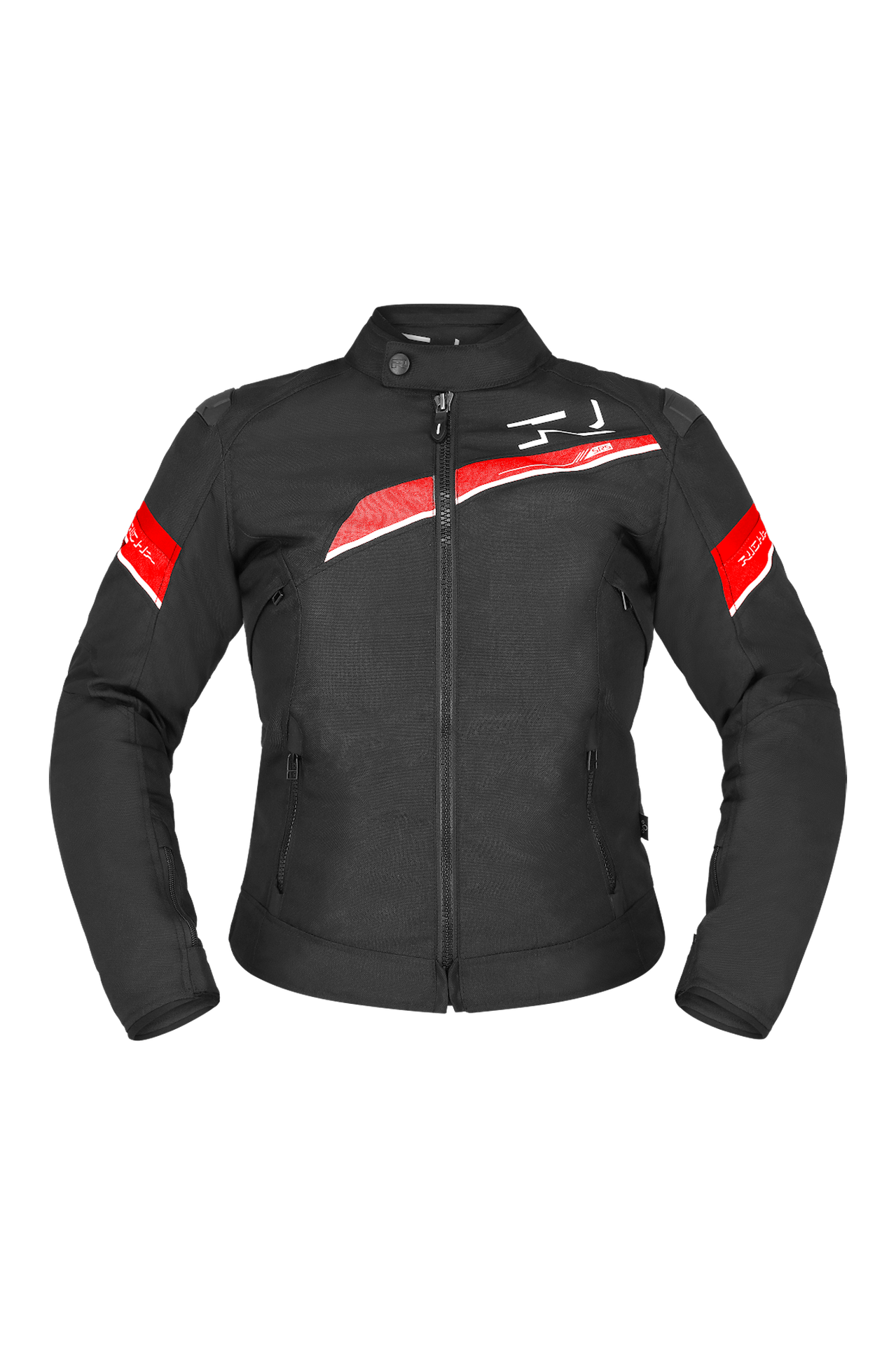 Kurtka Motocyklowa Richa Gotham 3 WP Damska Czarny/CzerwonyXXL