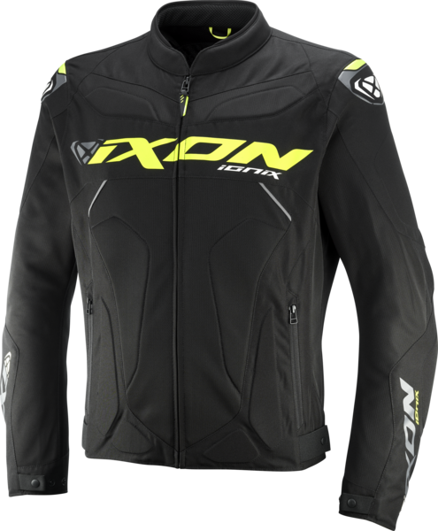 Kurtka Motocyklowa Ixon Ionix Czarny/Żółty/SzaryL