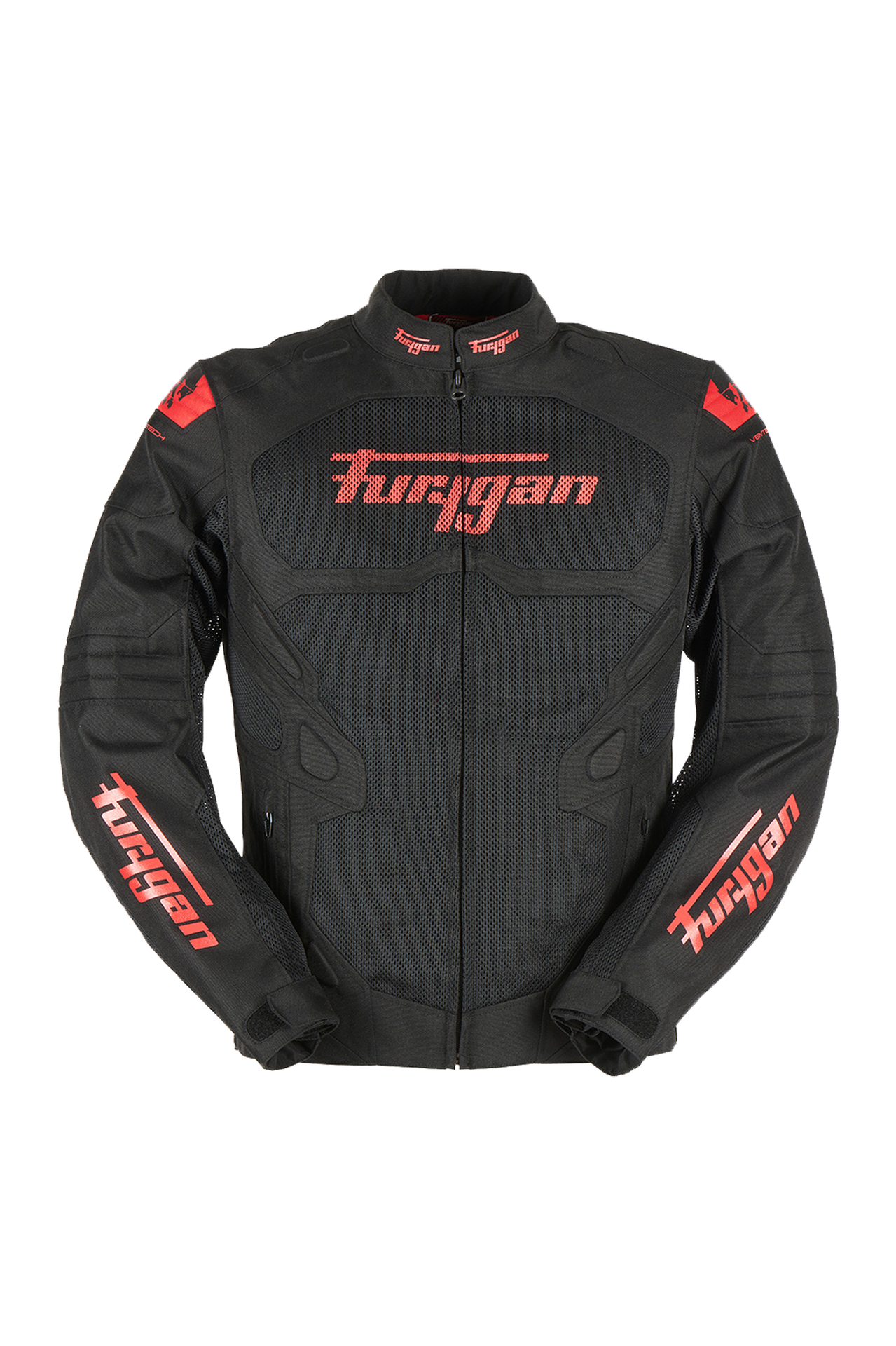 Kurtka Motocyklowa Furygan Atom Vented Evo Czarny/CzerwonyXXL