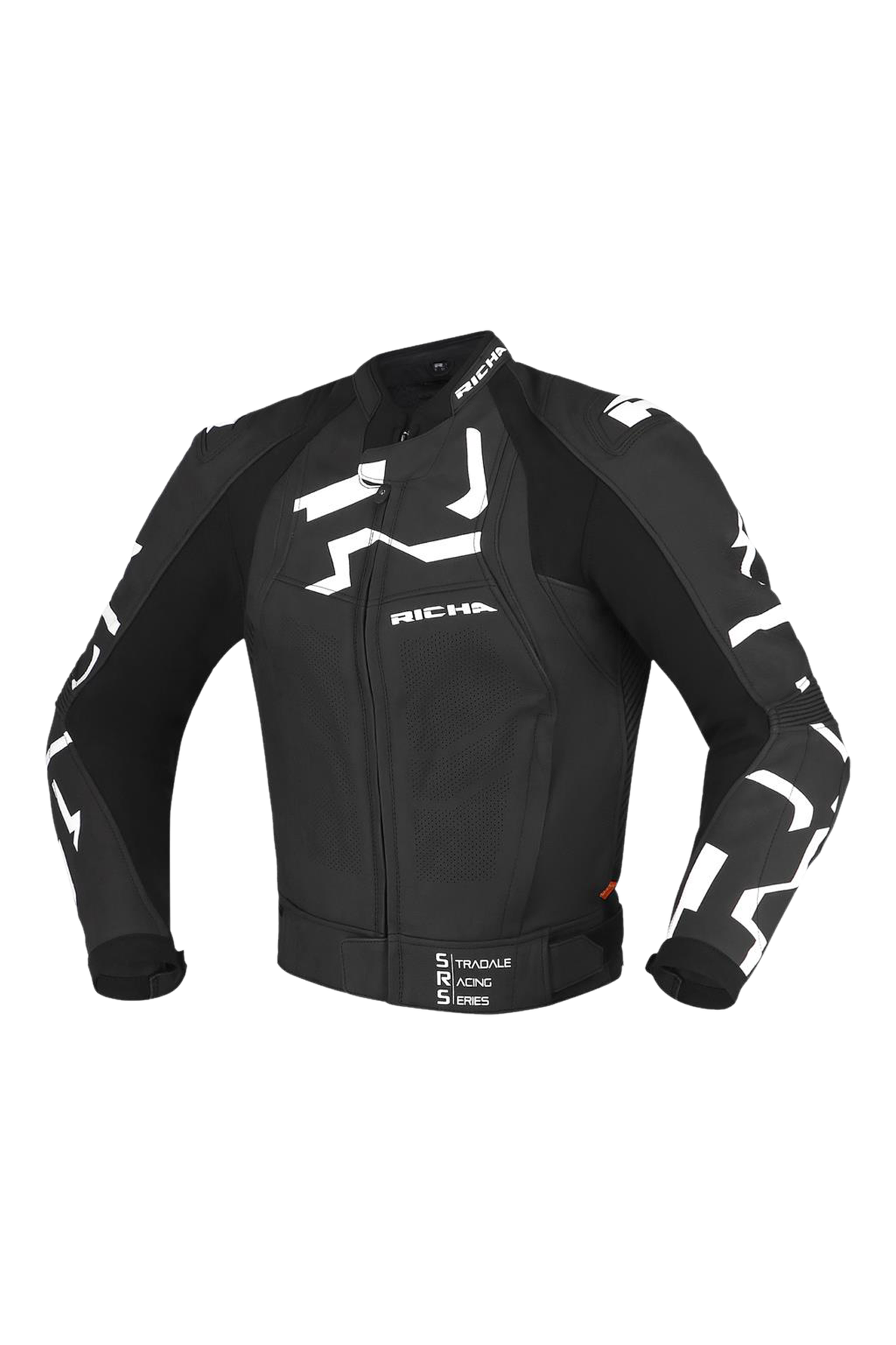 Kurtka Motocyklowa Richa Stradale Czarny/Złamany Biały56
