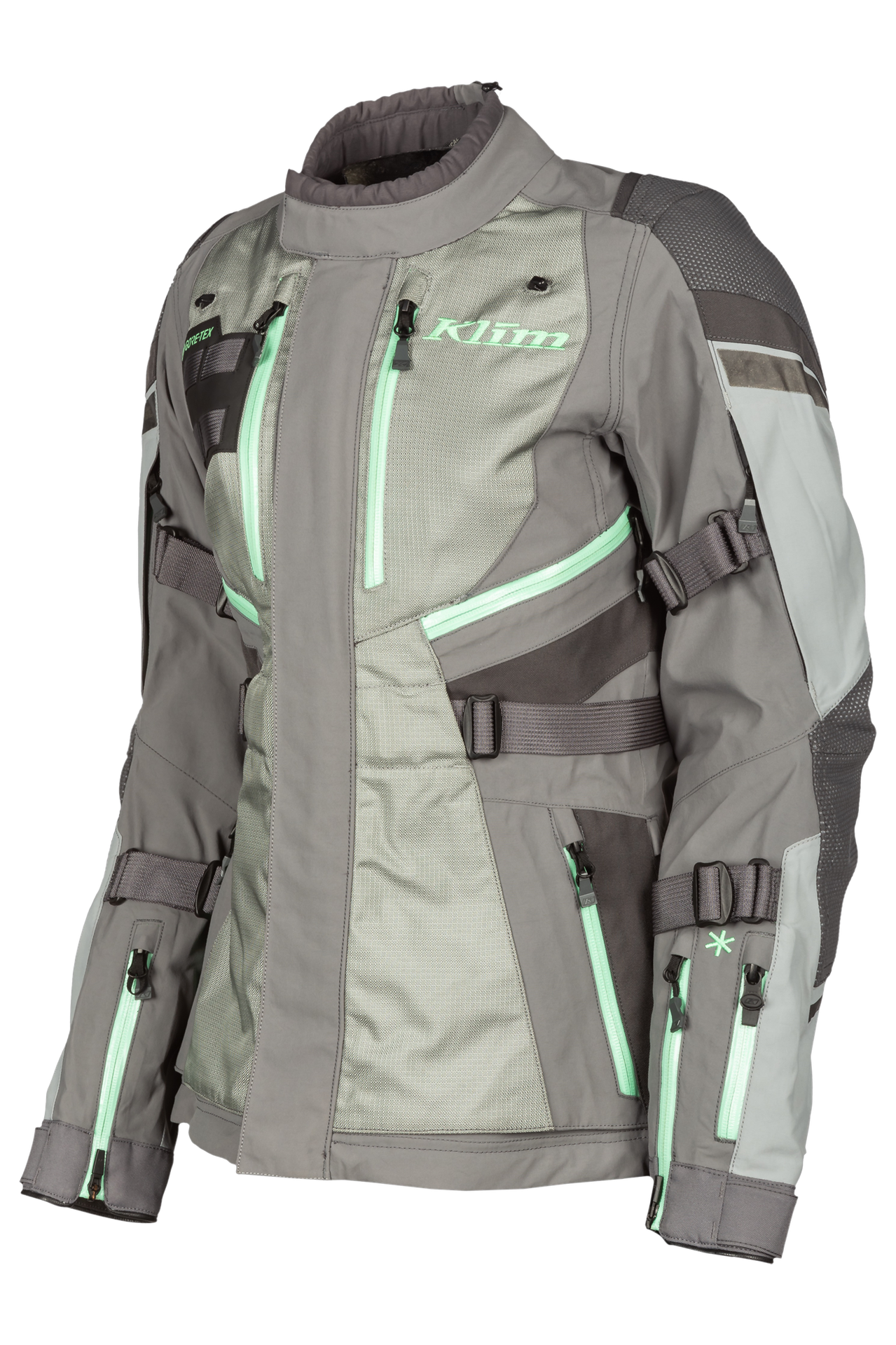Kurtka Motocyklowa Klim Artemis Damska Szary/WintermintS