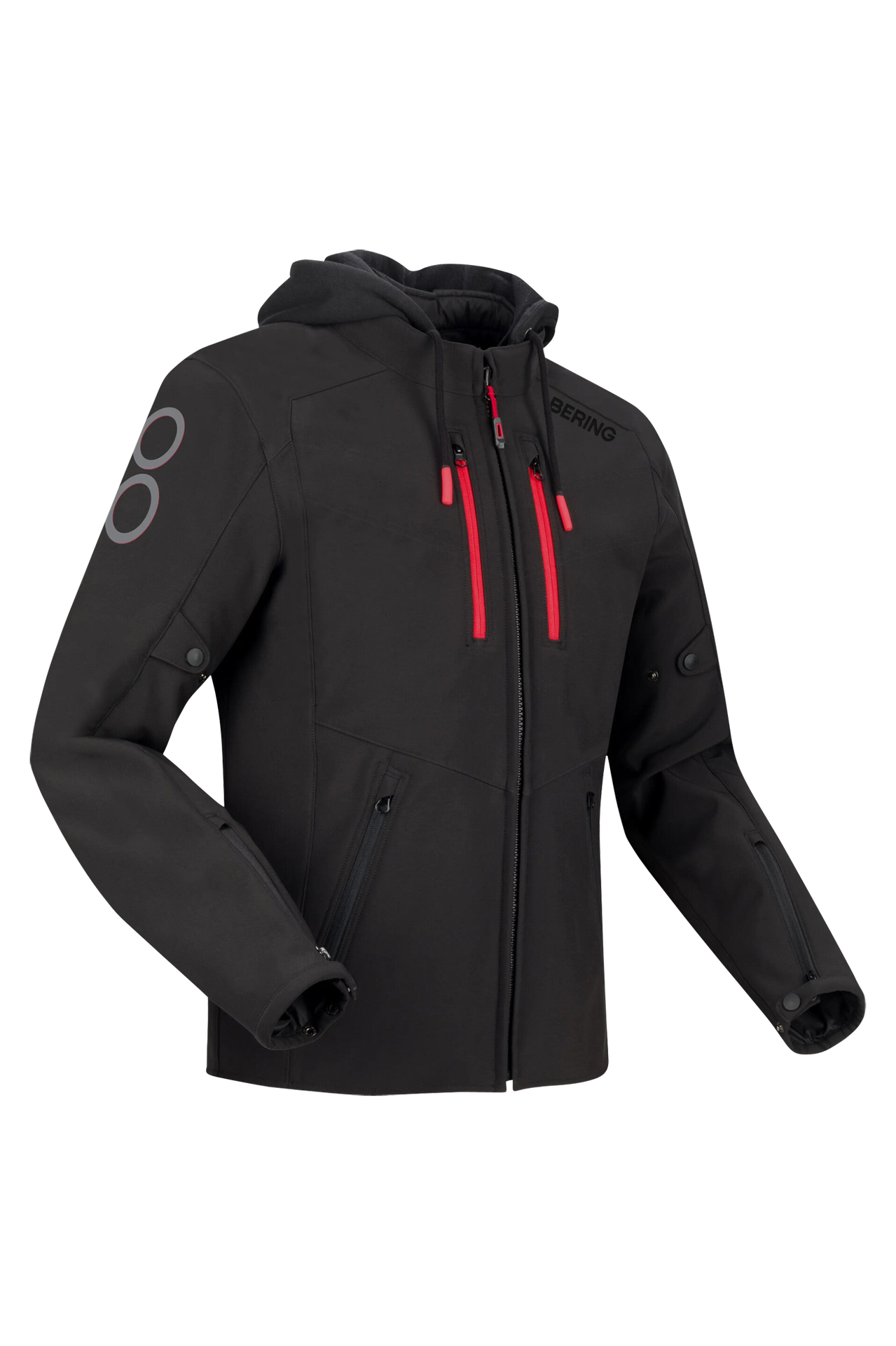 Kurtka MC Bering Rotor Czarny4XL