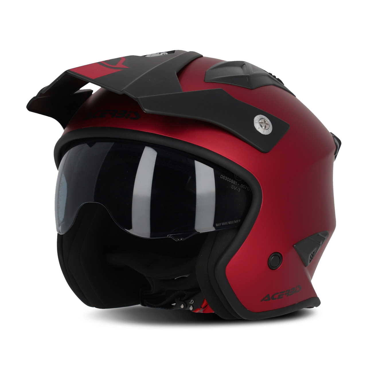 Kask Otwarty Acerbis Jet Aria Metallic CzerwonyXS