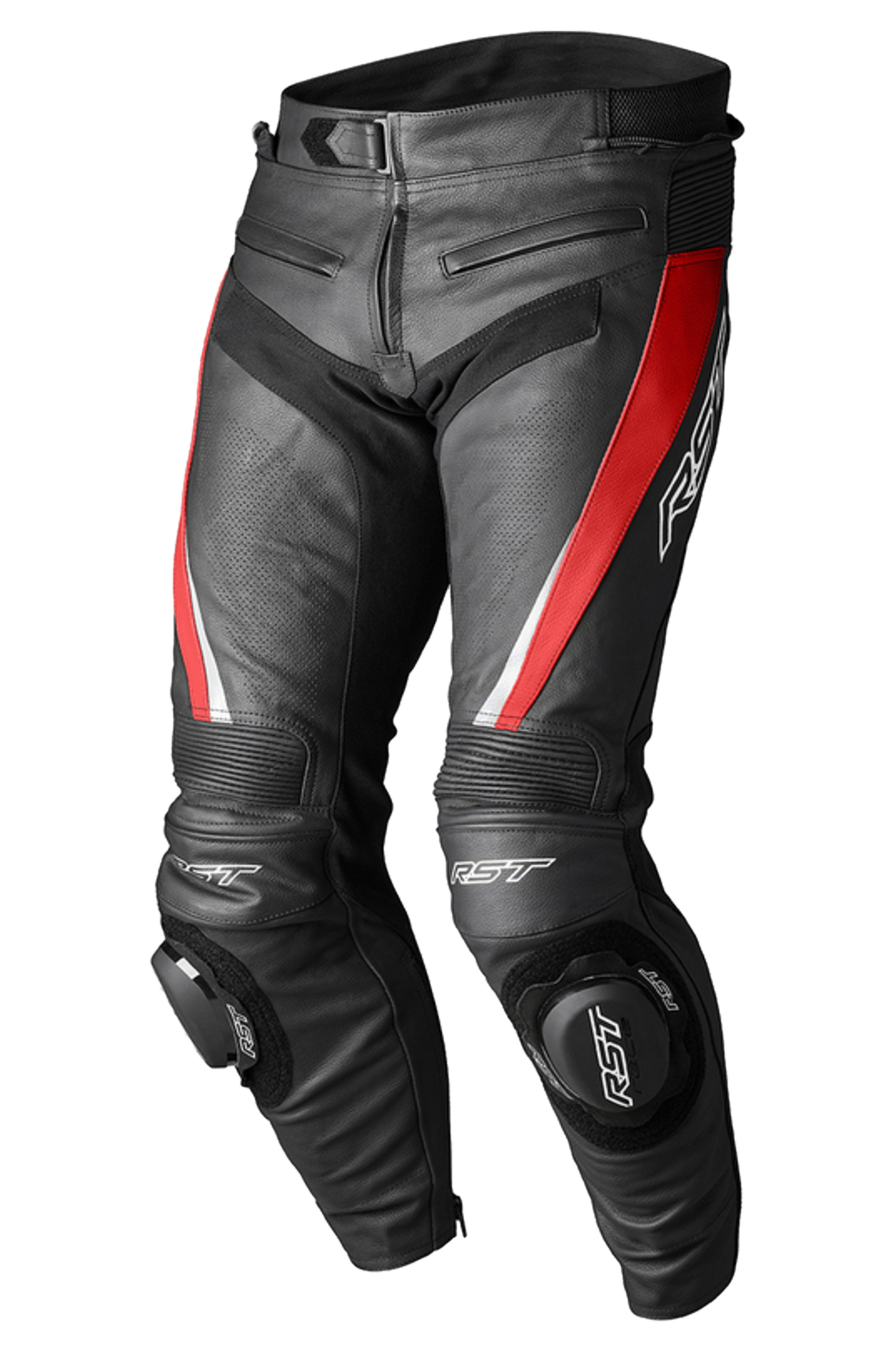 Spodnie Motocyklowe RST Tractech Evo 5 Czerwony/Czarny/Złamany BiałyXXL