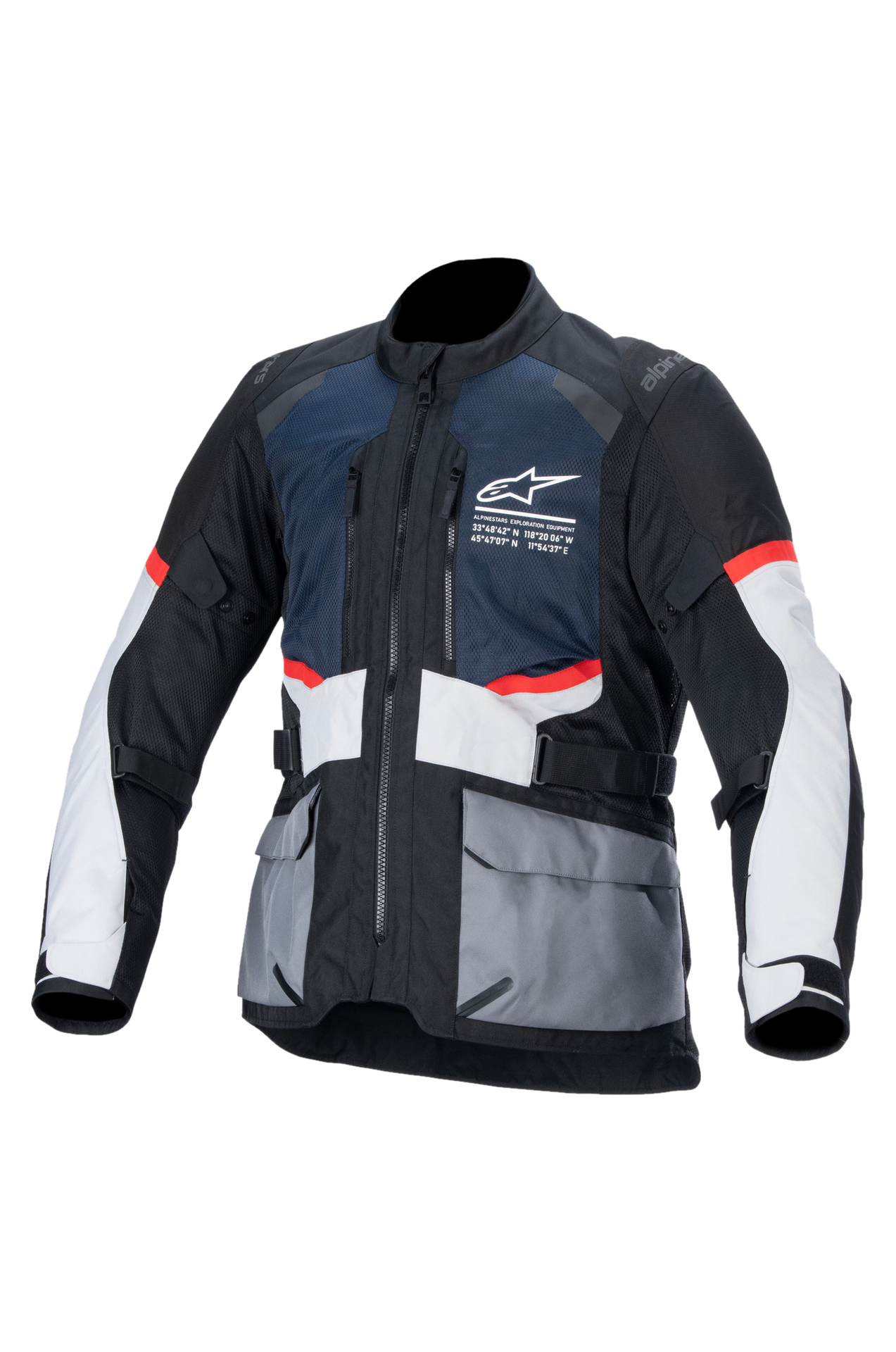 Kurtka Motocyklowa Alpinestars Andes Air Drystar Głęboki niebieski/czarny/lodowy szaryXL
