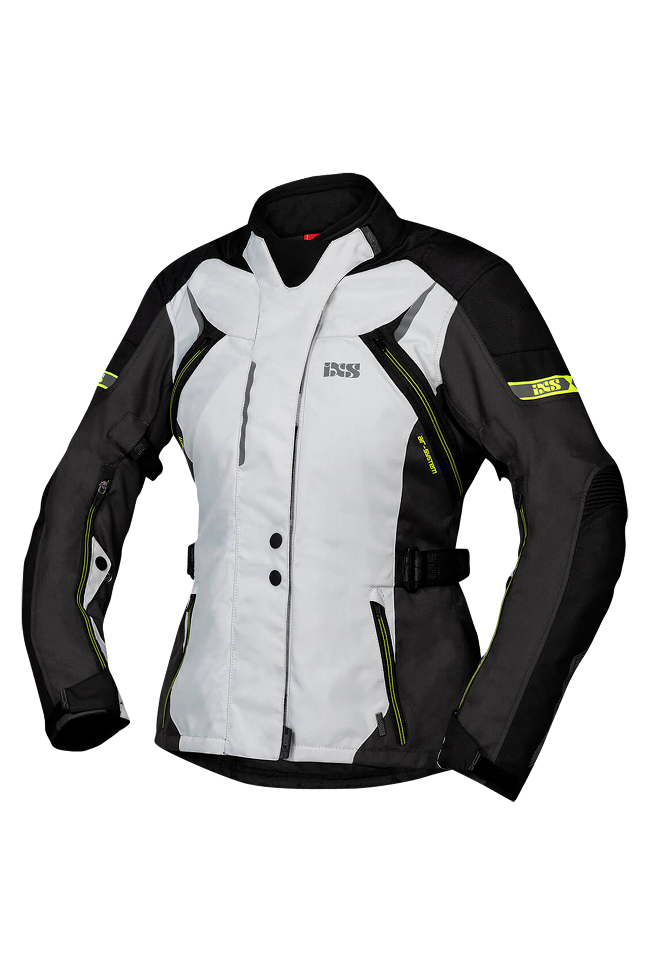 Kurtka Motocyklowa iXS Liz-ST Damska Szary/Czarny/ŻółtyXXL