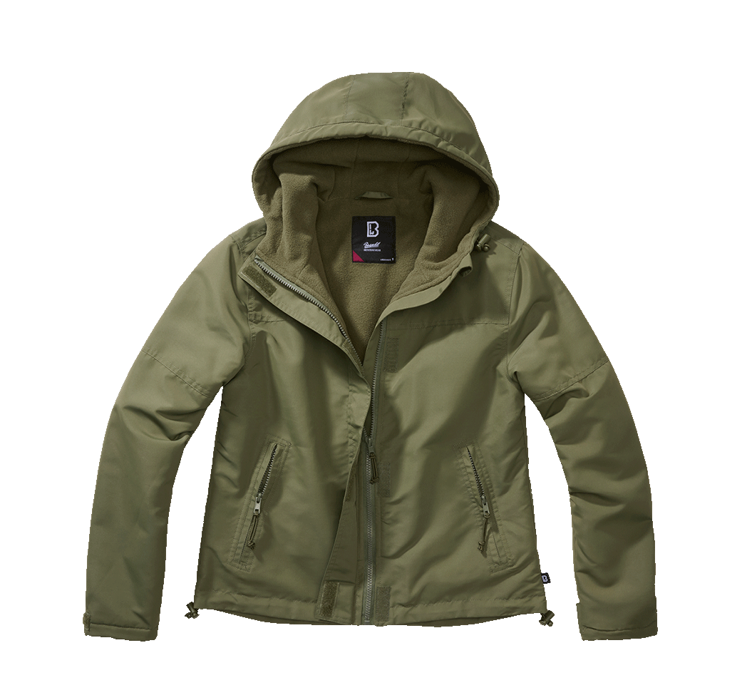 Kurtka Damska Brandit Windbreaker Frontzip OliwkowyXS