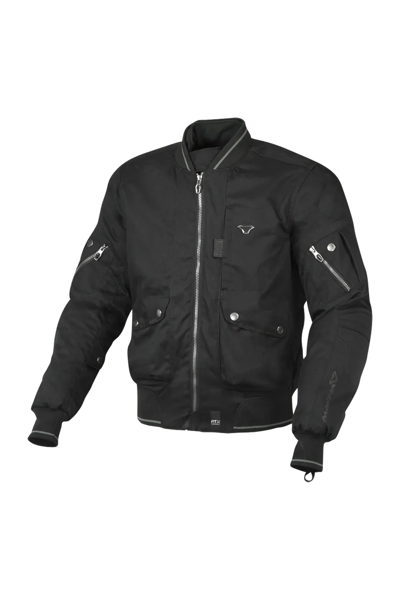 Kurtka Motocyklowa Macna Bastic Matowy czarnyXL