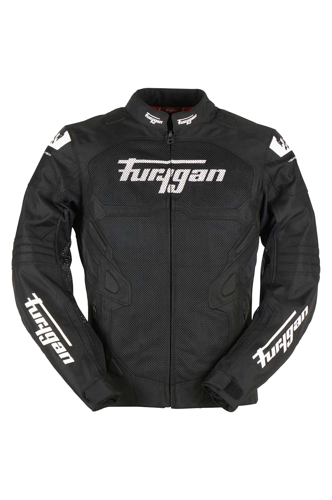 Kurtka Motocyklowa Furygan Atom Vented Evo Czarny/Złamany Biały4XL