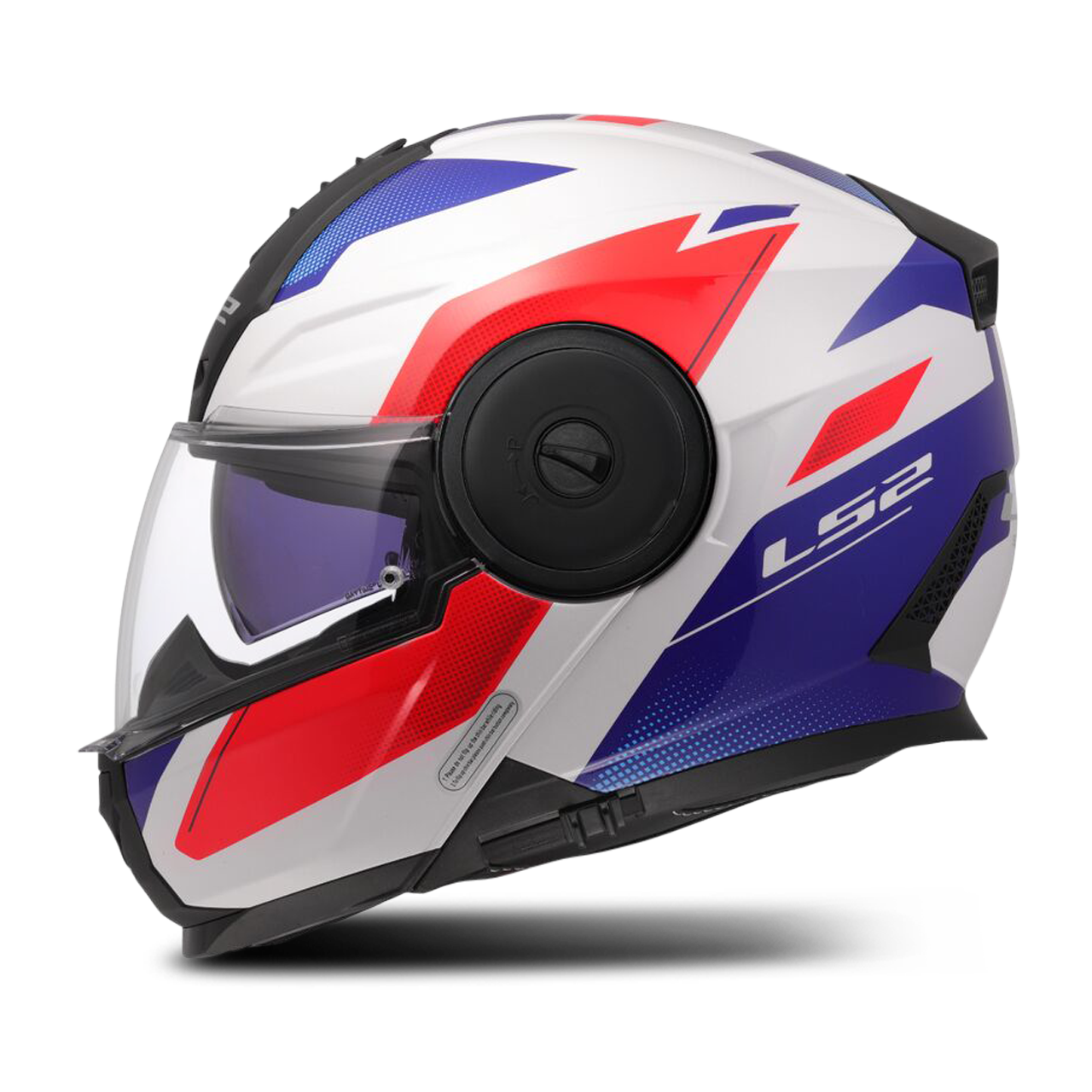 Kask Szczękowy LS2 FF902 Scope II Złamany Biały/Niebieski/CzerwonyS