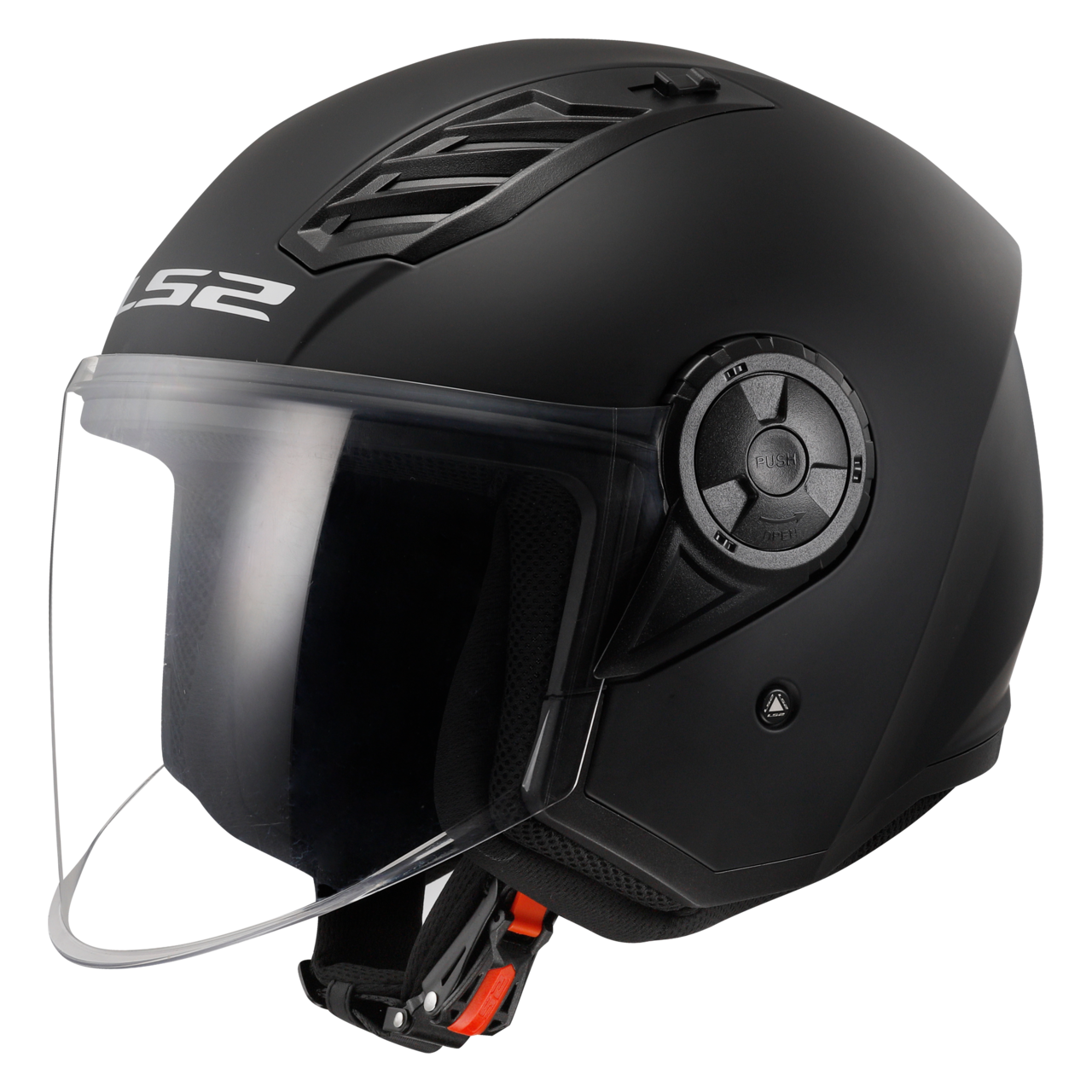 Kask Otwarty LS2 OF616 Airflow II Solid Matowy CzarnyL