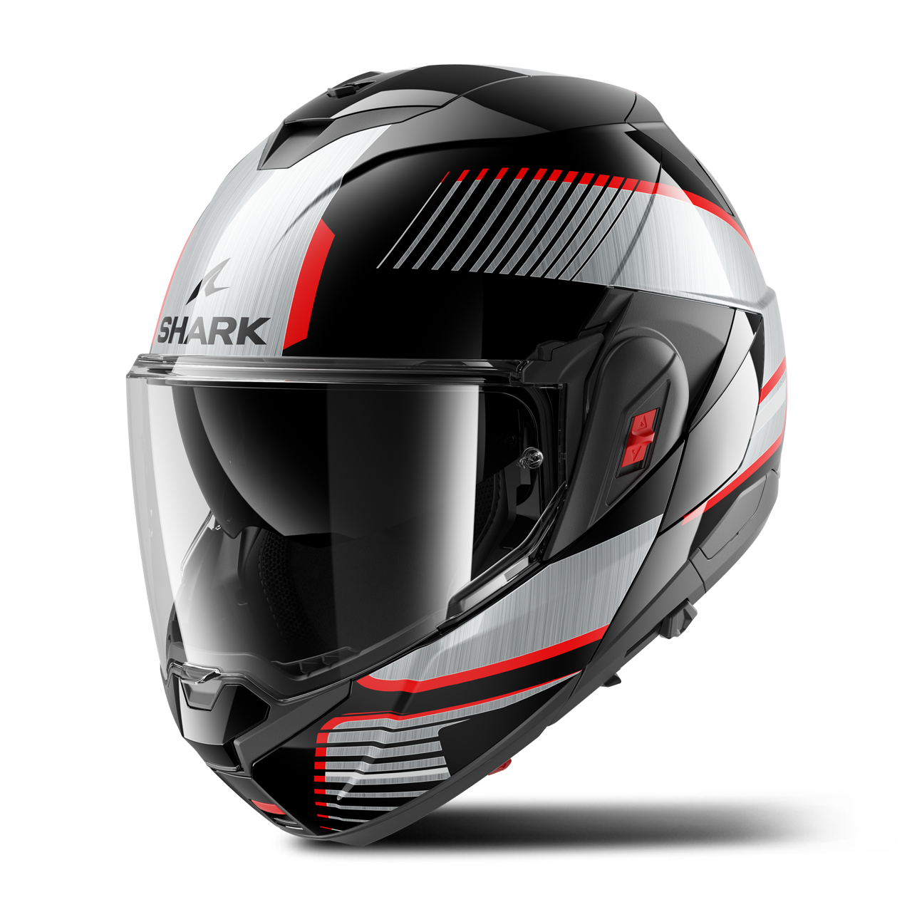 Kask Szczękowy Shark OXO Czarny/SrebrnyXXL