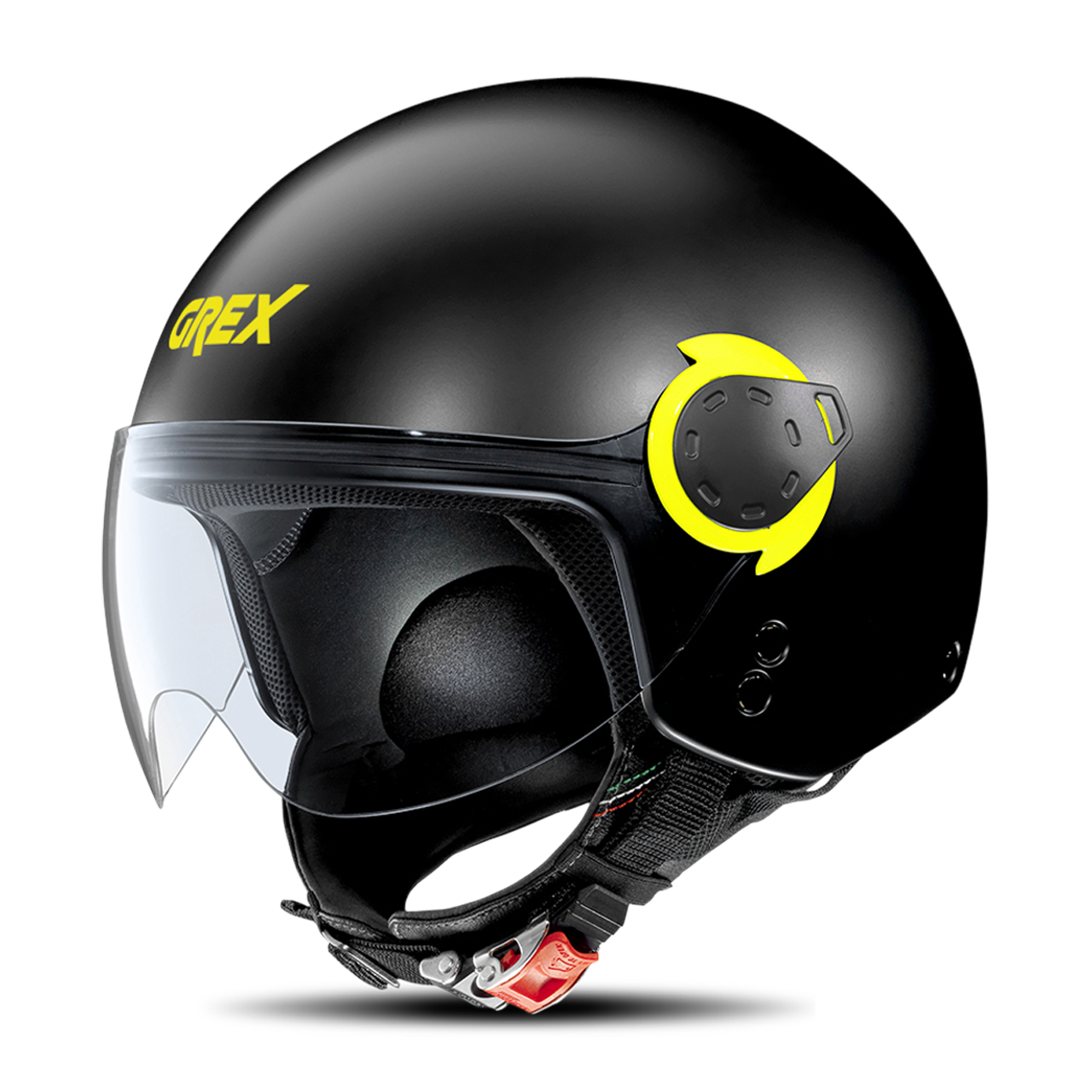 Kask Otwarty Grex G3.1 E Couple Czarny/ŻółtyXS