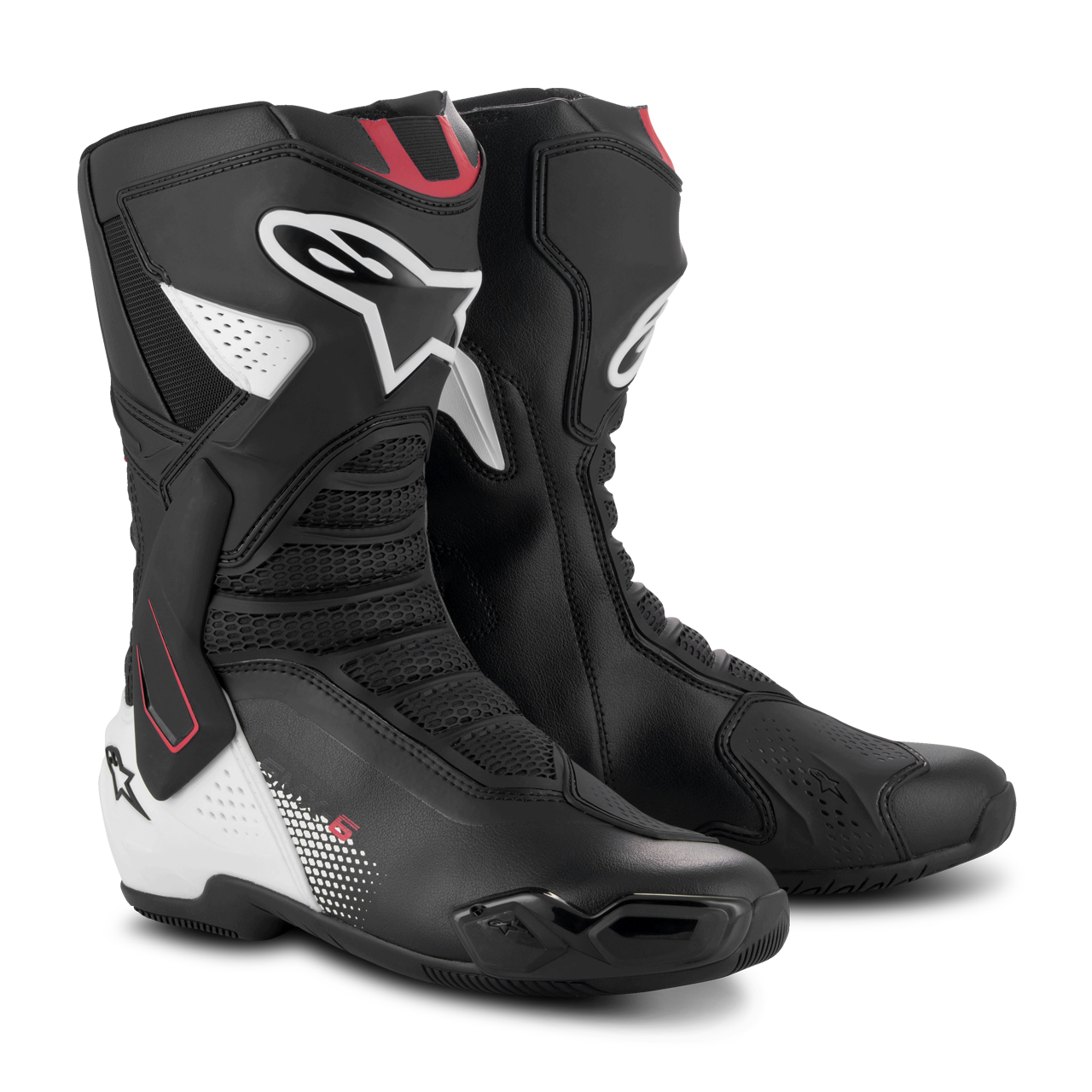 Buty Motocyklowe Alpinestars SMX-6 V3 Grafika Czarno/Złamany Biały/Czerwony44