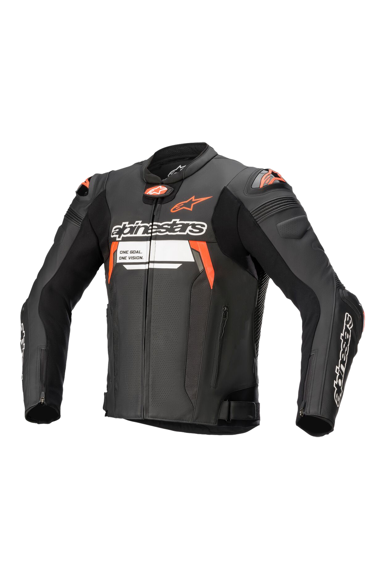 Kurtka Motocyklowa Alpinestars Missile V2 Ignition Skórzana Czarny/Czerwony54