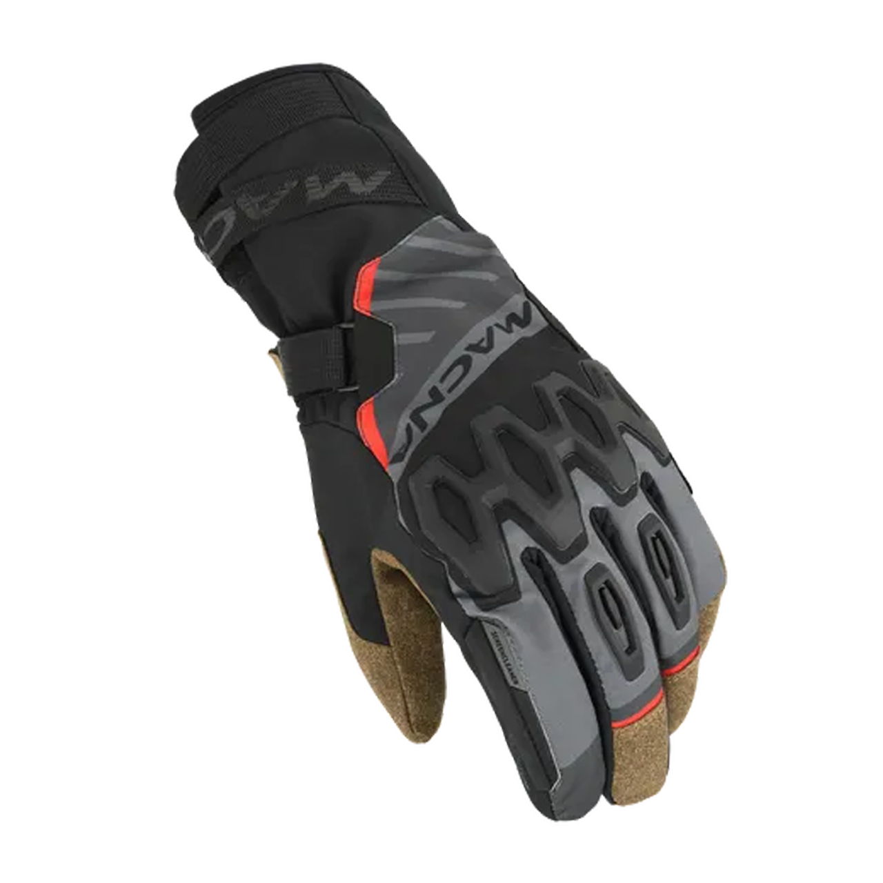 Rękawice Motocyklowe Macna Tyrian RTX Taupe/brązowy/czarnyM