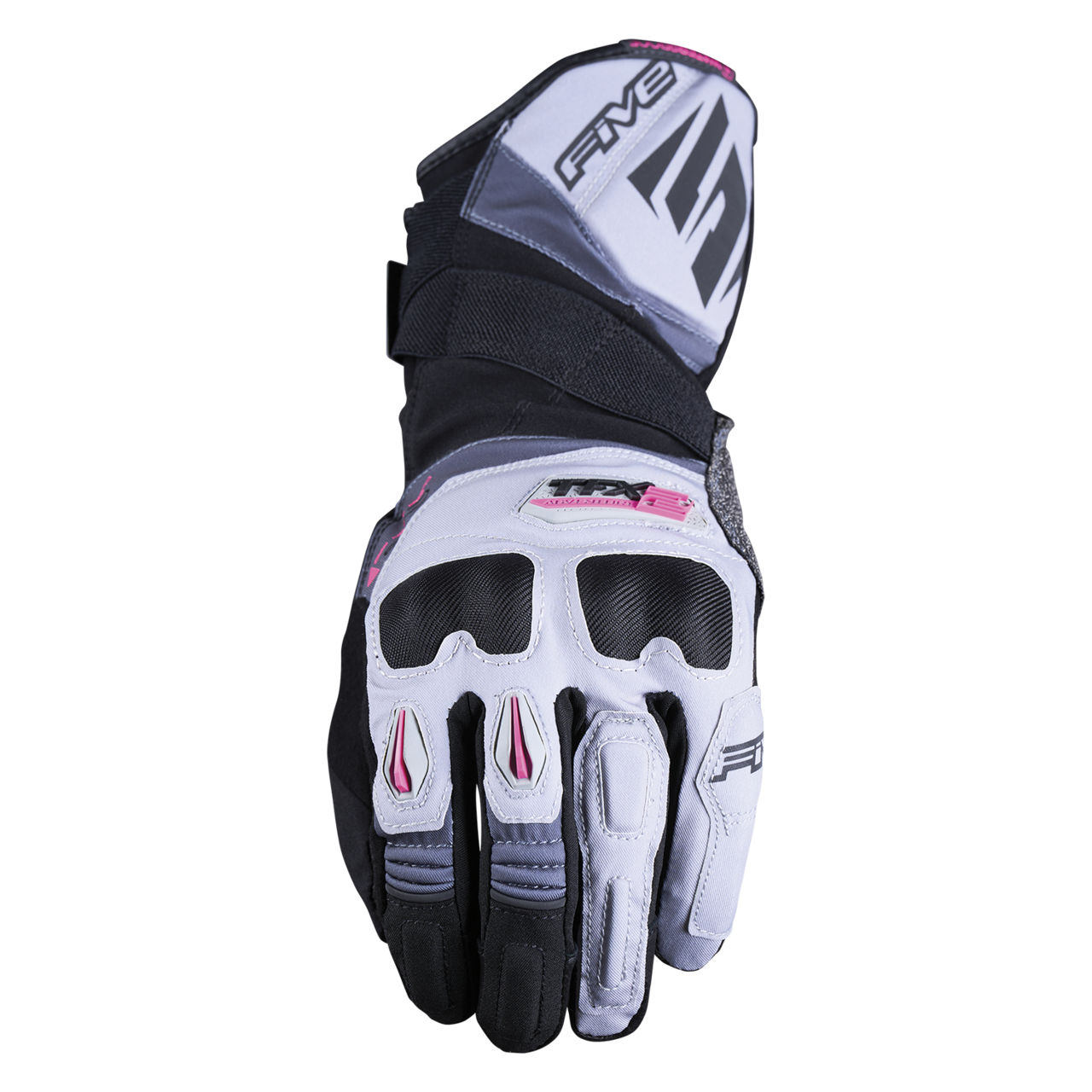 Rękawice Motocyklowe Five TFX2 WP Damskie Szary/RóżowyM