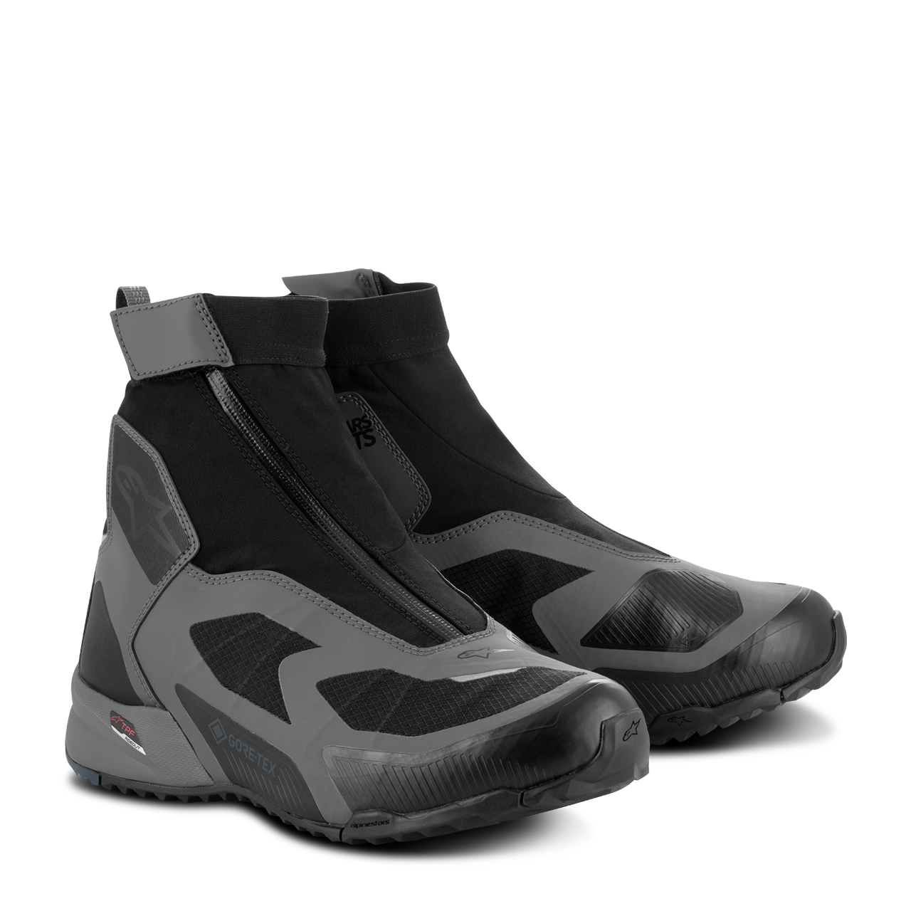 Buty Motocyklowe Alpinestars CR-8 Gore-Tex® Czarny/Ciemnoszary/Petrolowy/Niebieski44