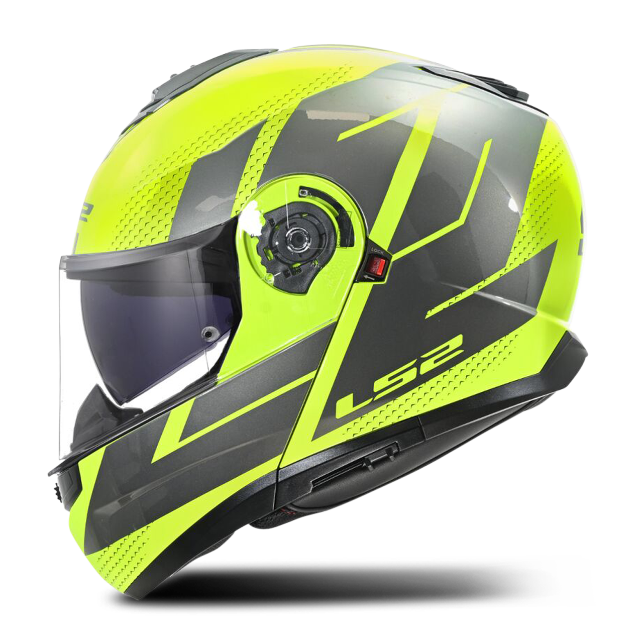 Kask Szczękowy LS2 FF908 Strobe II Żółty/SzaryXL