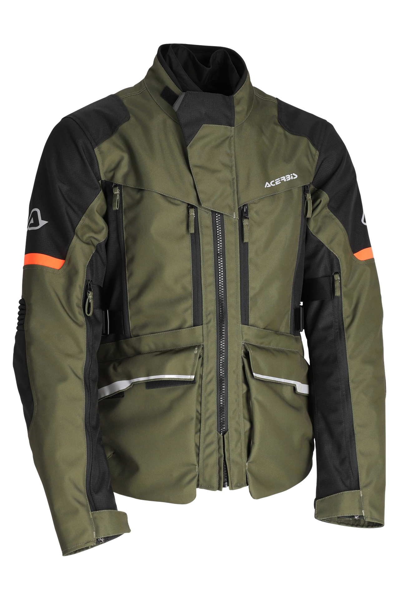 Kurtka Motocyklowa Acerbis X-Rover Zielony/PomarańczowyS