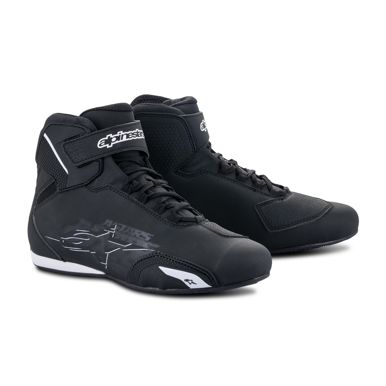 Buty Motocyklowe Alpinestars Sector Czarny/Złamany Biały44