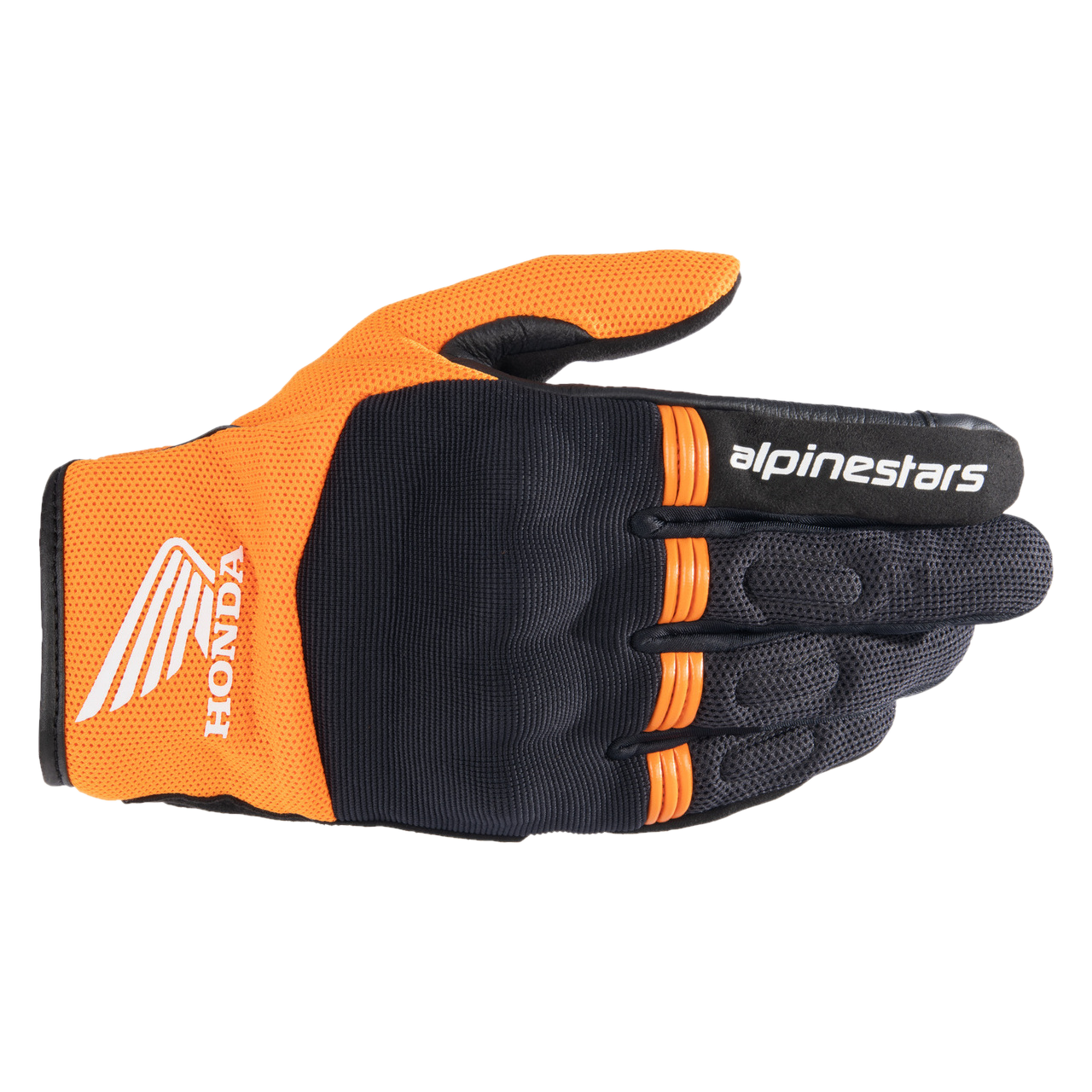 Rękawice Motocyklowe Alpinestars Honda Copper Czarny/PomarańczowyM