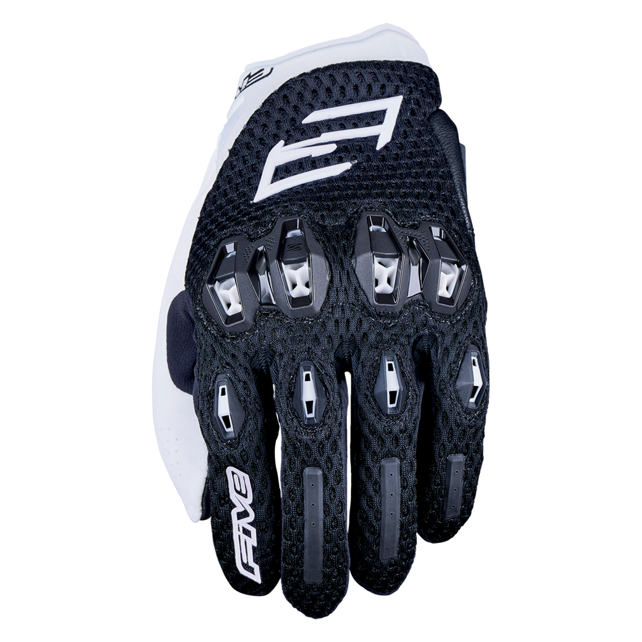 Rękawice Motocyklowe Five Stunt Evo 2 Airflow Czarny/Złamany BiałyXXL