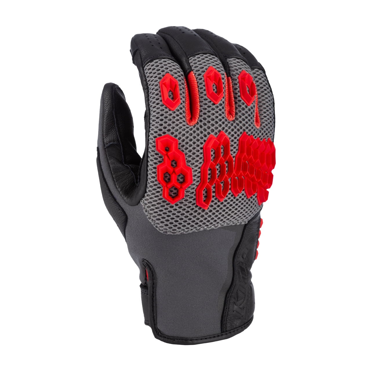 Rękawice Motocyklowe Klim Baja S4 Czarny/Ognisty CzerwonyL