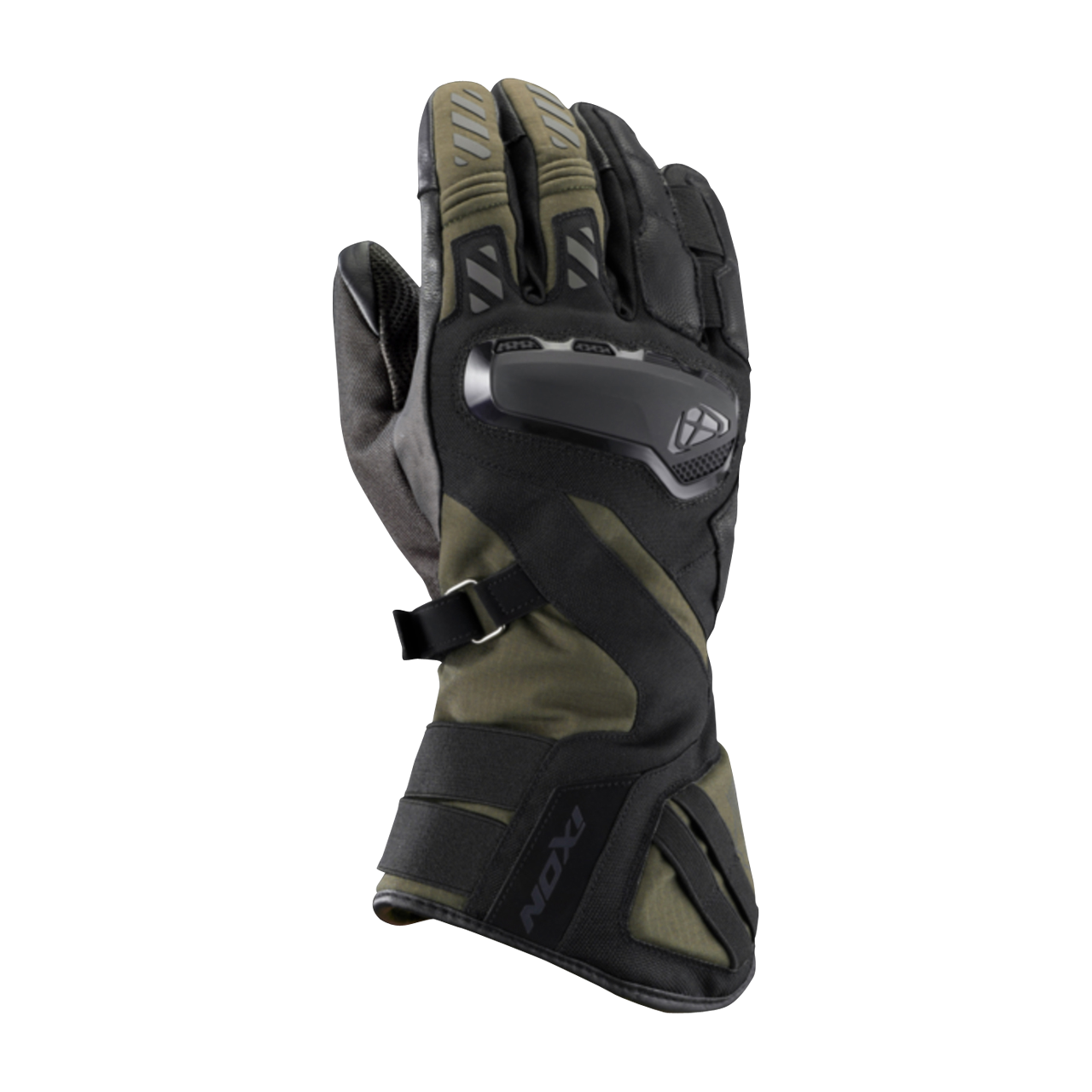 Rękawice Motocyklowe Ixon MS Drakkar Czarny/KhakiM