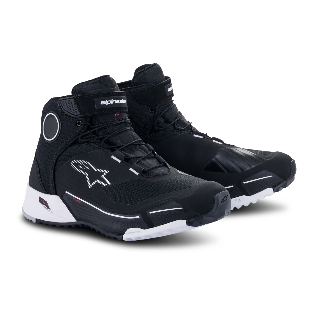 Buty Motocyklowe Alpinestars CR-X Drystar Czarny/Złamany Biały45
