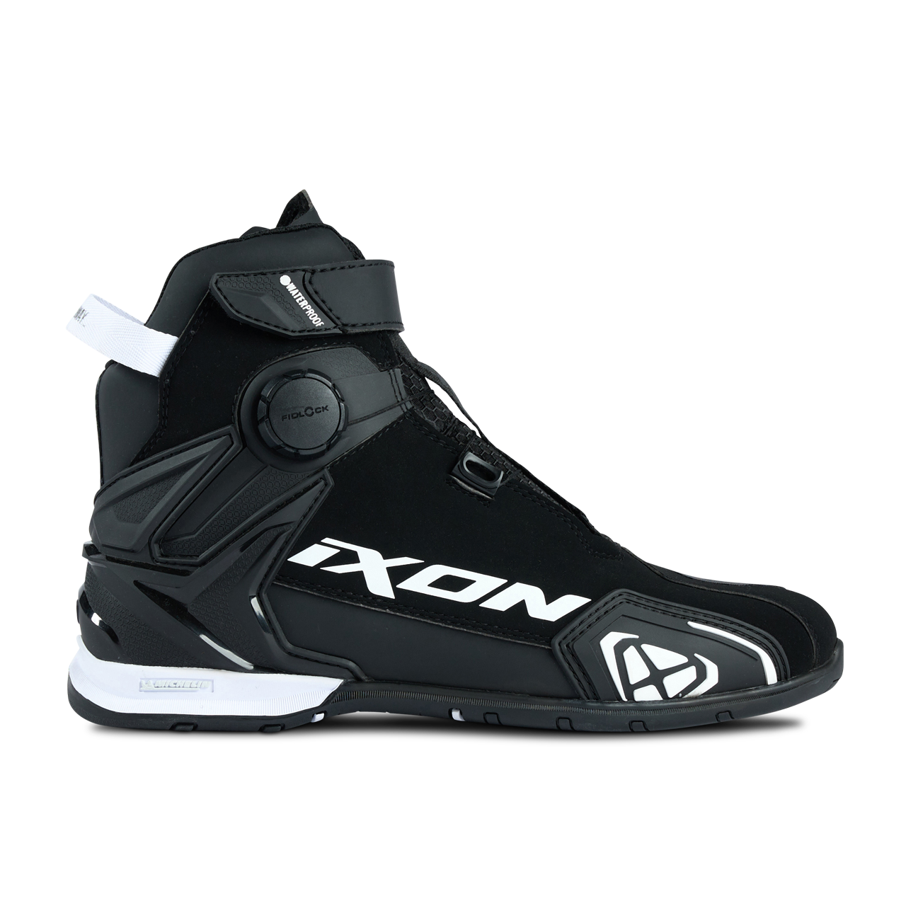 Buty Motocyklowe Ixon Bull 2 WP Czarny/Złamany Biały45