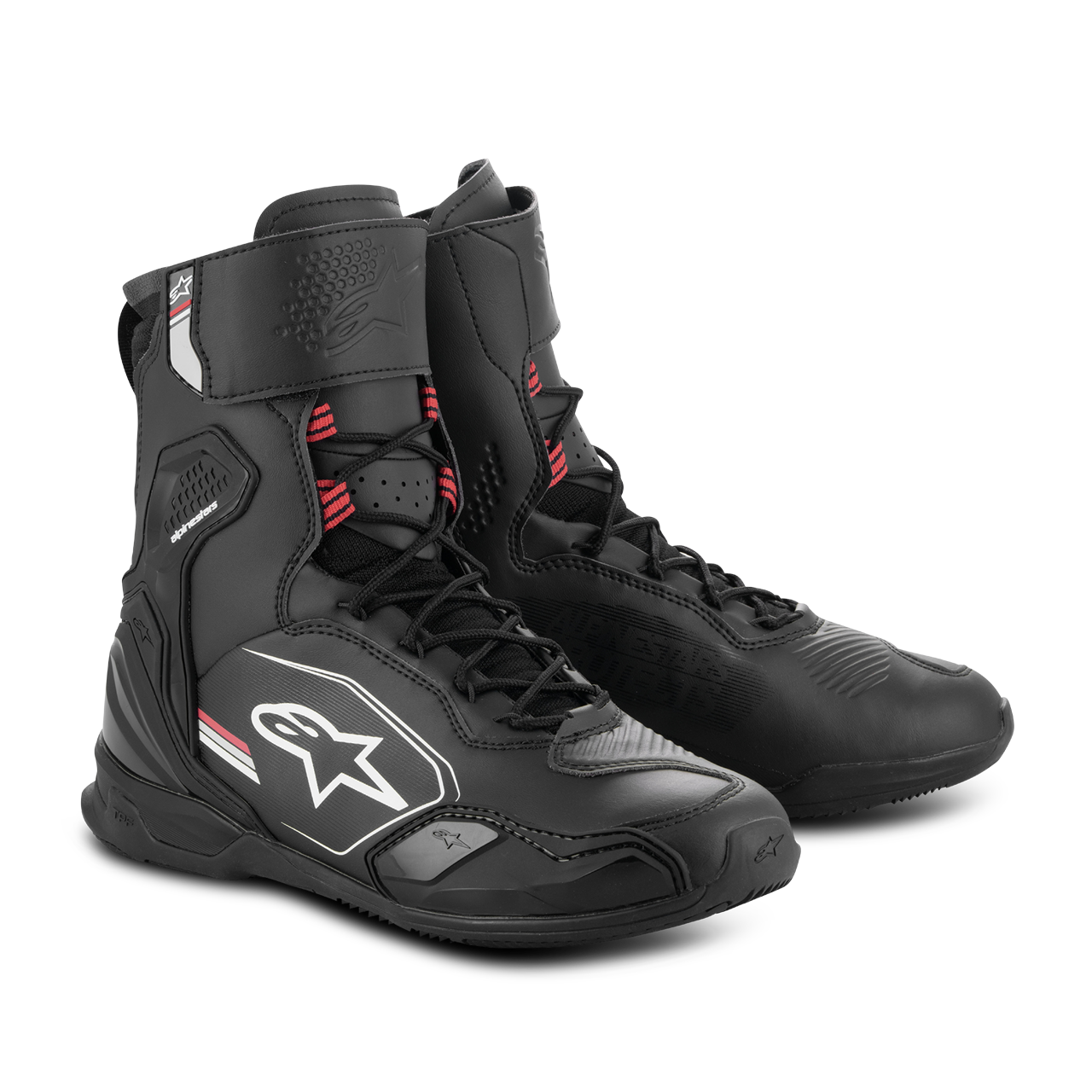 Buty Motocyklowe Alpinestars Superfaster Czarny/Szary/Jasnoczerwony39